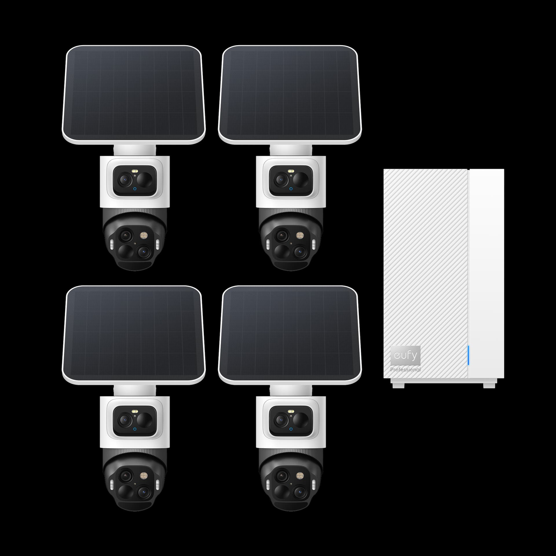eufyCam S4 (4-Cam Kit) + eufy HomeBase™ Professional S1