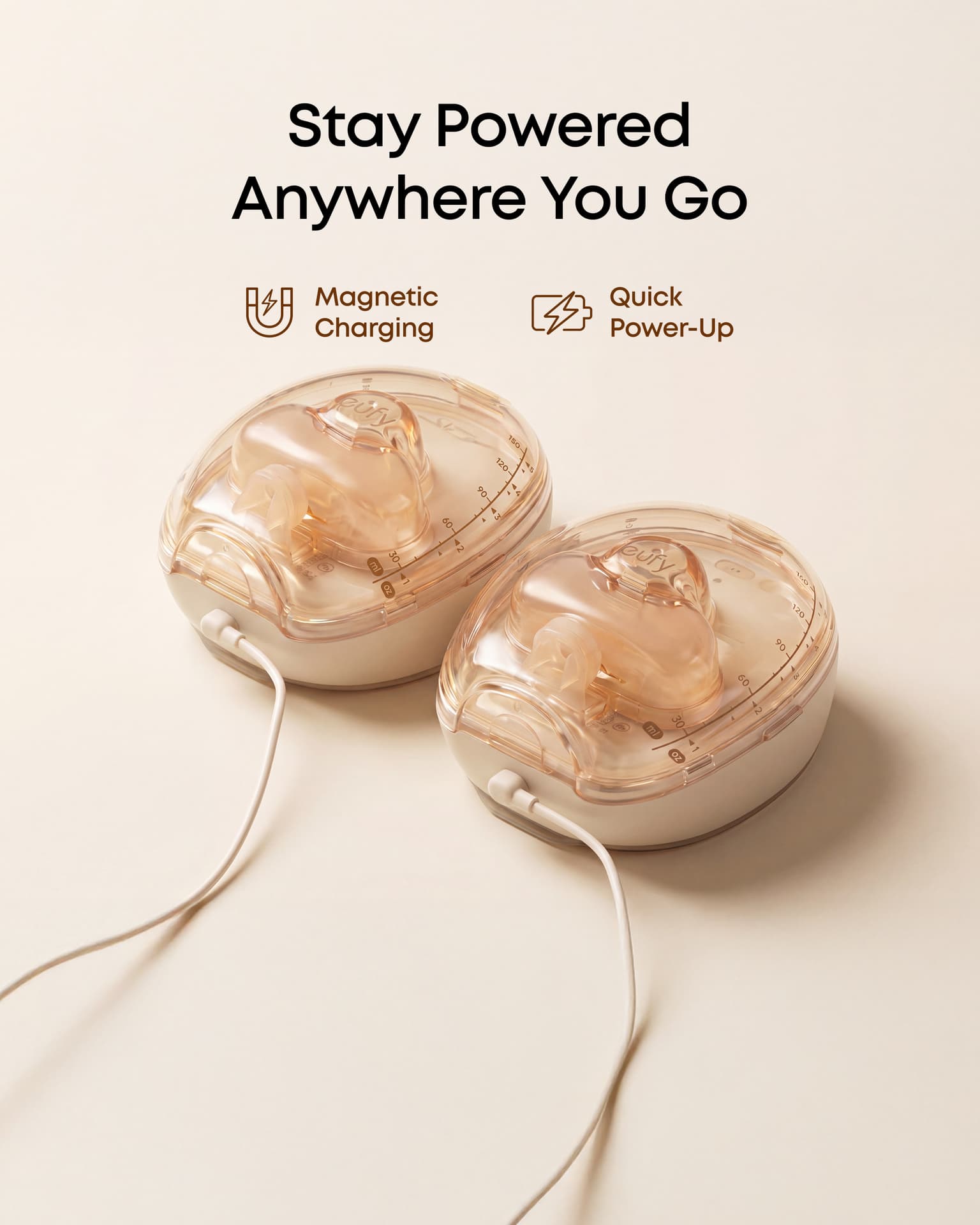 eufy Breast Pump S2 / S2 Pro Magnetic Charging Cable