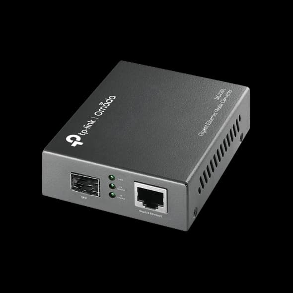 Omada 10/100/1000 Mbps RJ45 to 1000 Mbps SFP Slot Supporting MiniGBIC Modules, MC220L