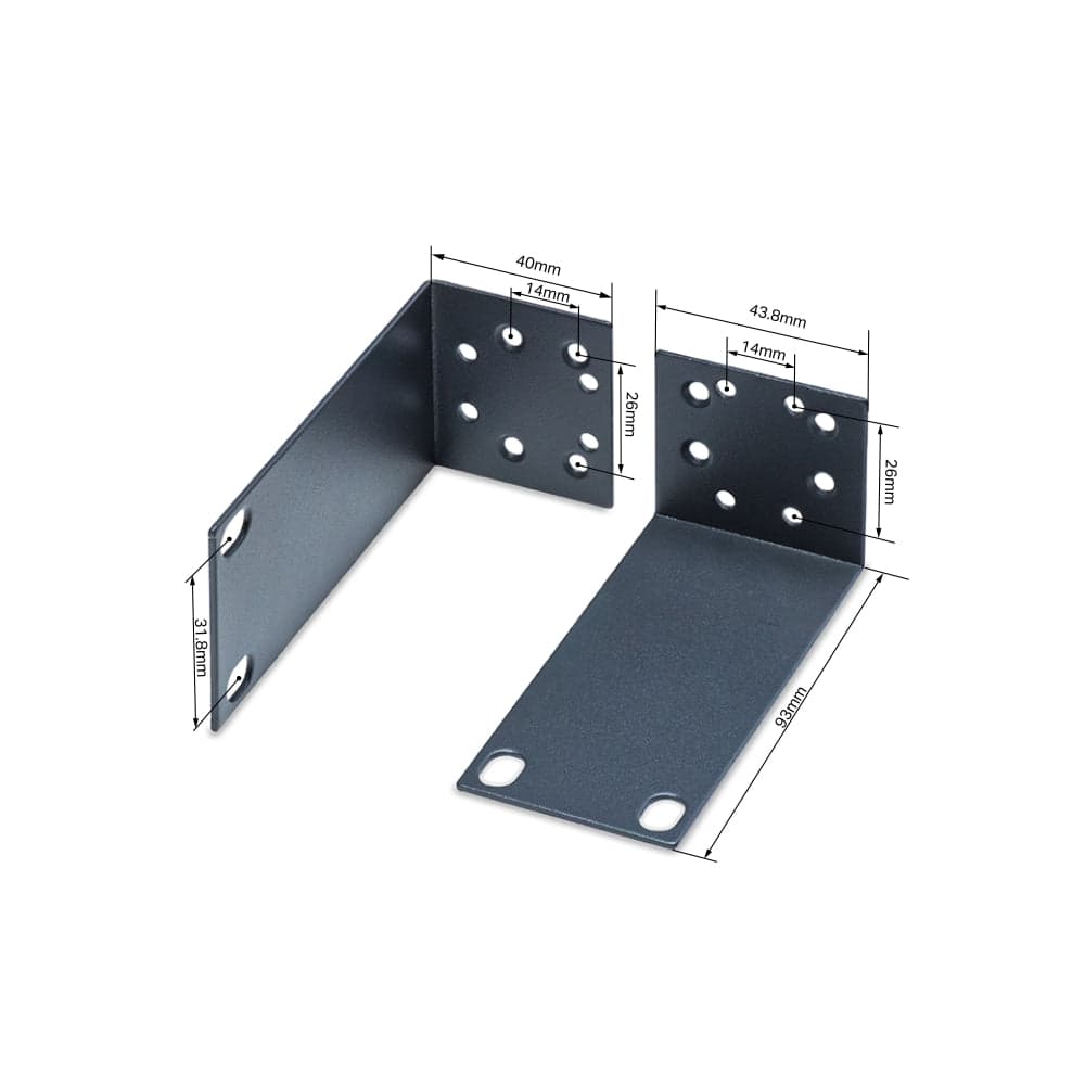 Omada 13-inch Switches Rack-mounting Bracket Kit, Screws Included, RackMount Kit-13