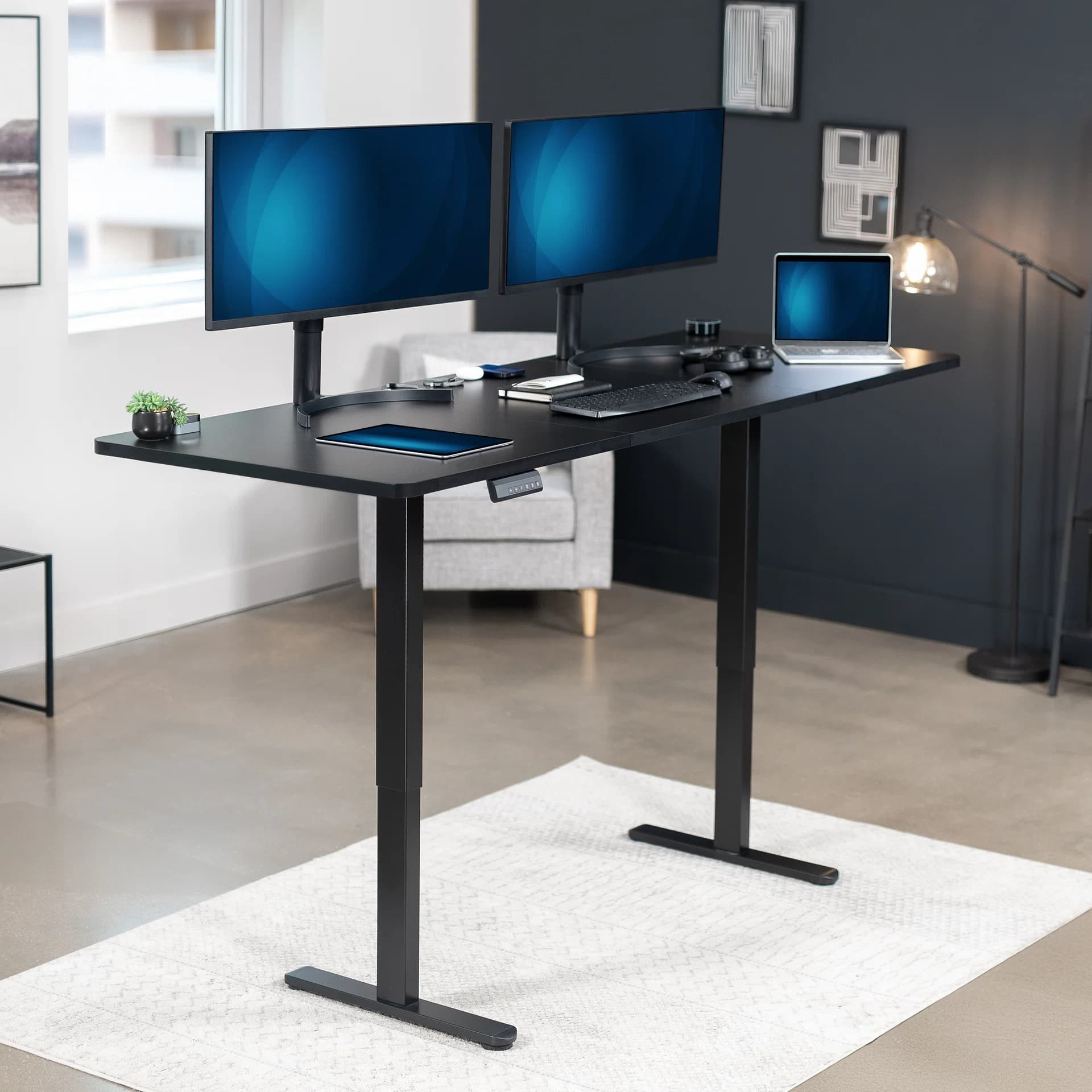E2 Series - 83" x 30" Dual Motor Electric Desk