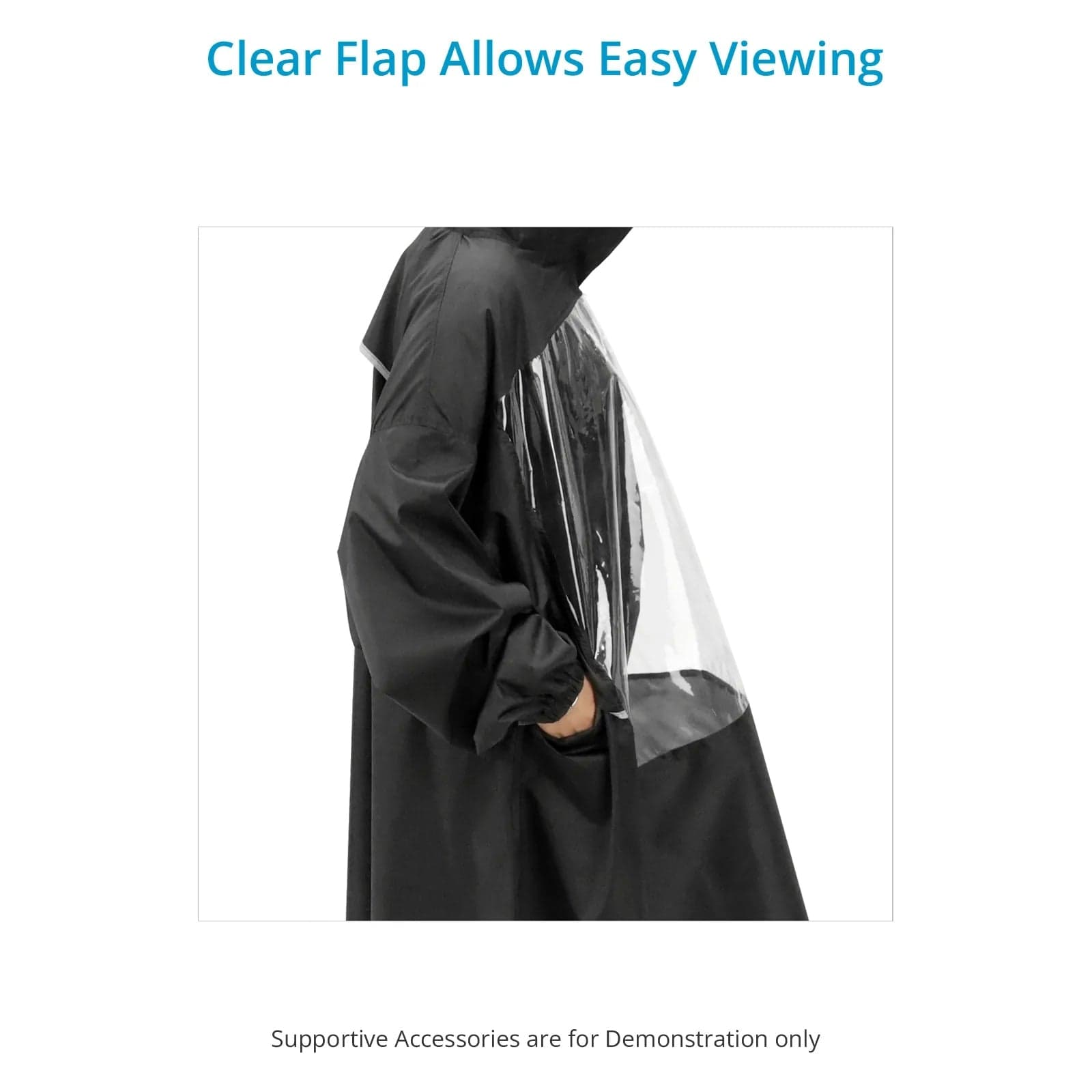 Rainwear Poncho for Sound Grip & Audio Recordists
