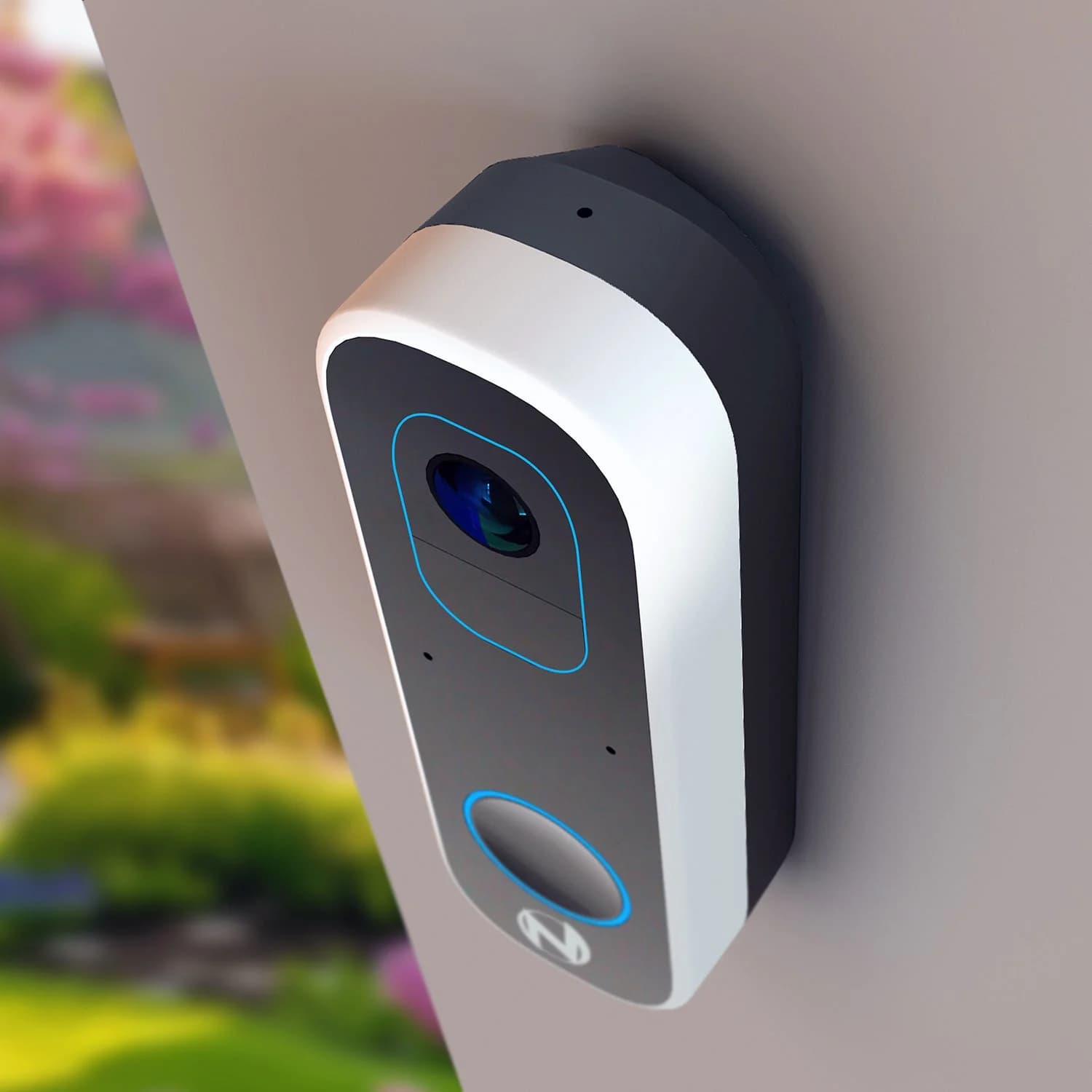 Dual Powered Video Doorbell Angled Mounting Plate