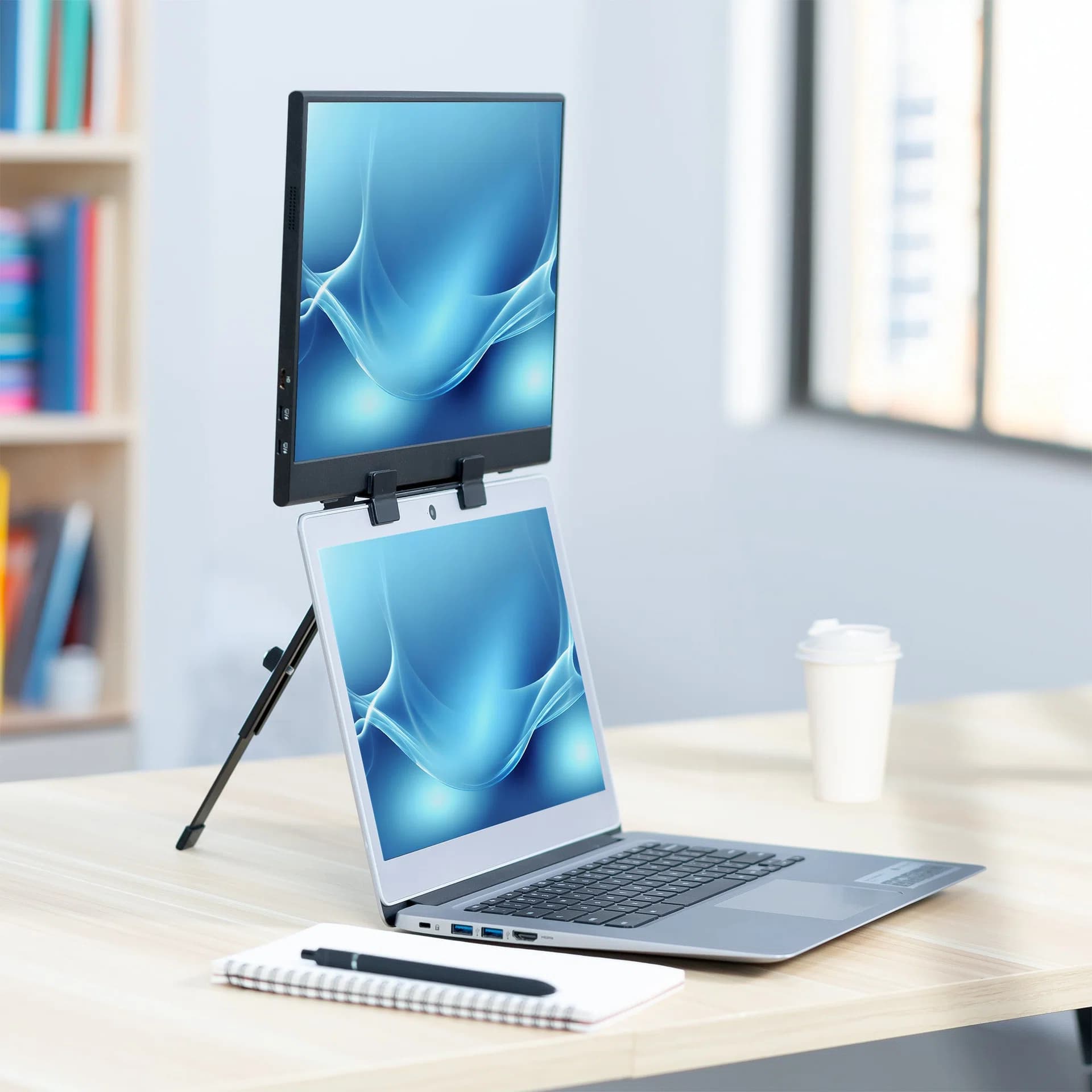 Portable Monitor Laptop Extension Holder - 11” to 18.5” Screens