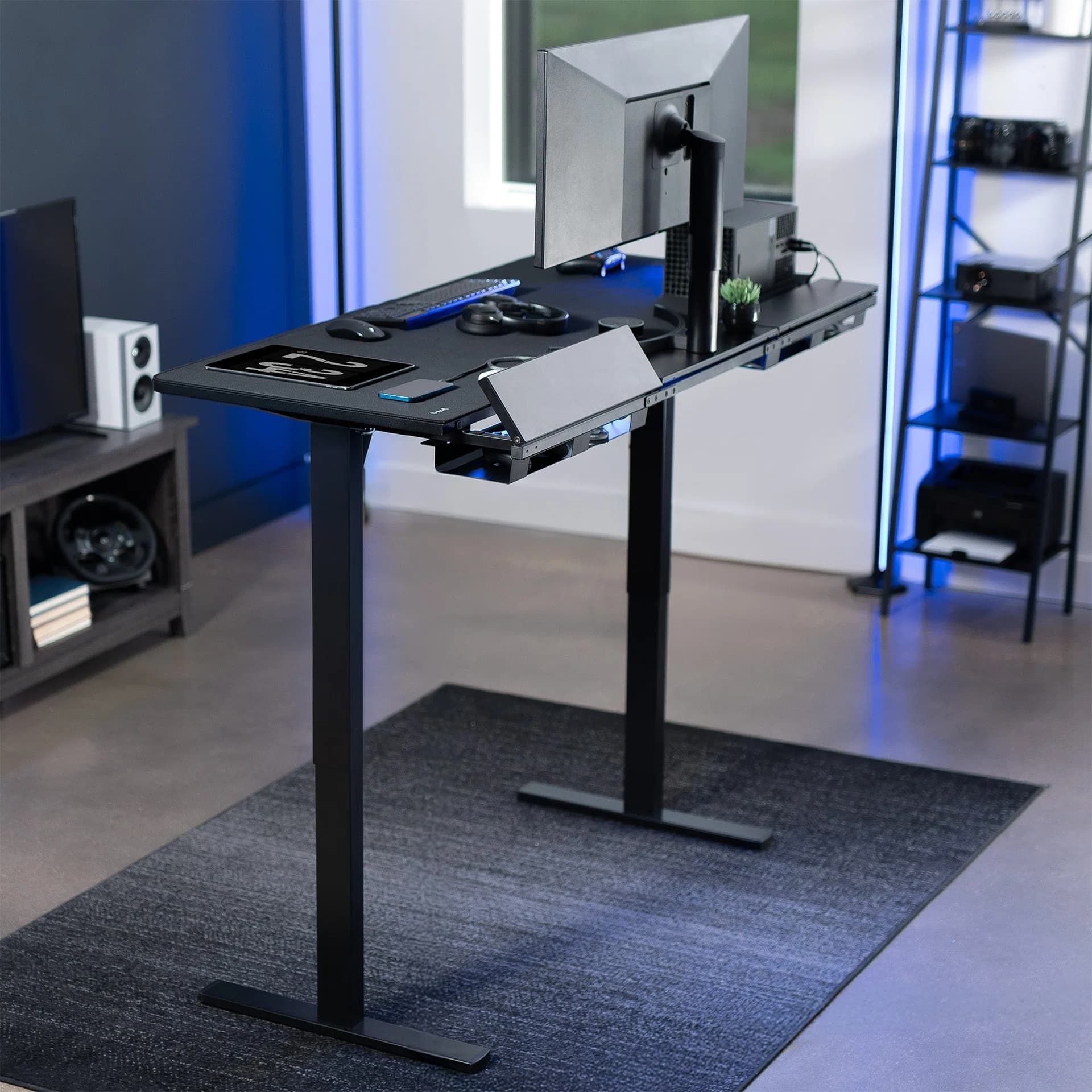 60" x 30" Concealed Cable Table Top with Full-Size Pad