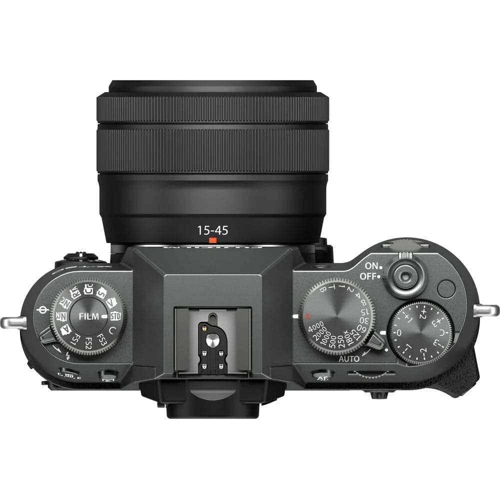 X-T50 Mirrorless Camera with 15-45mm f/3.5-5.6 Lens (Charcoal Silver)