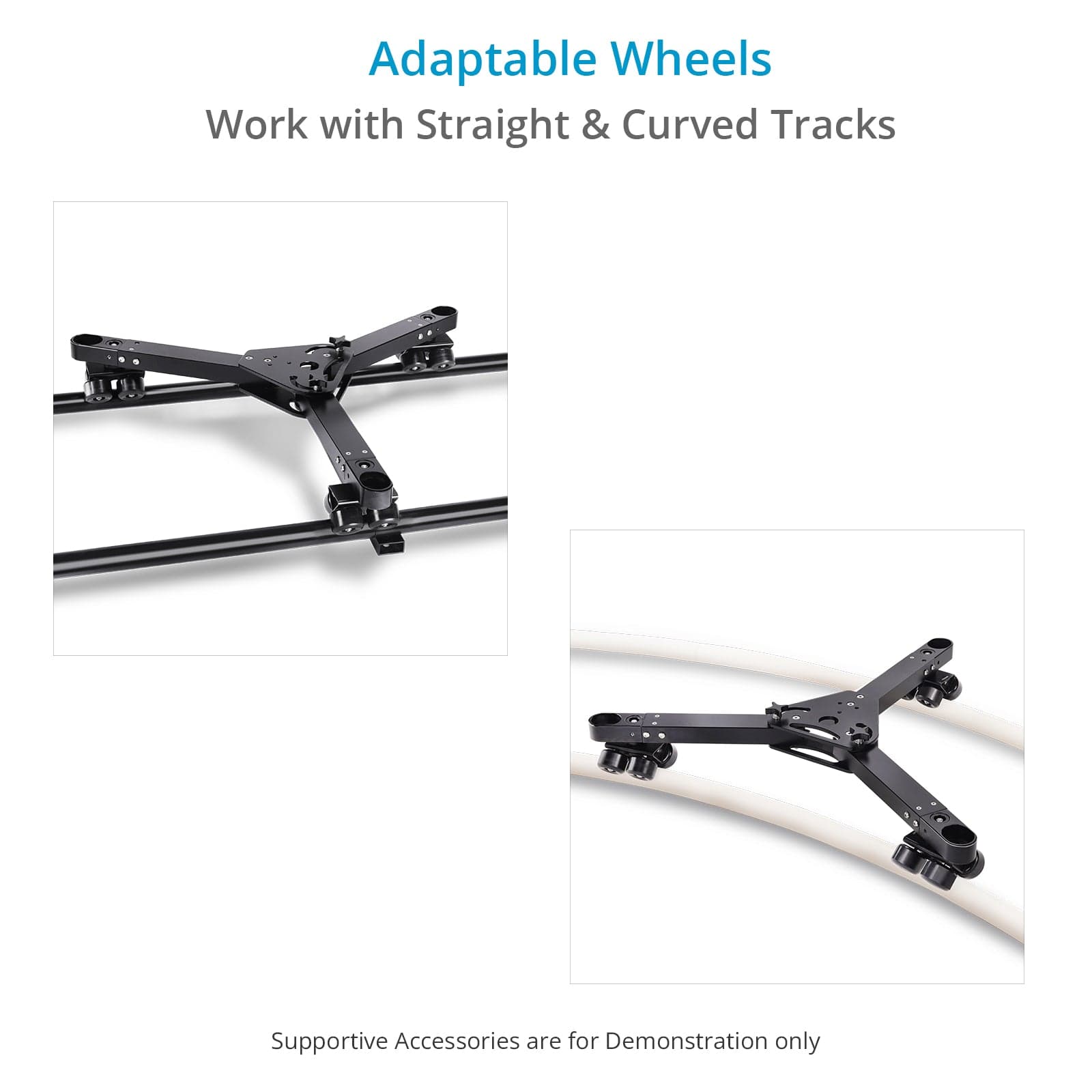 Track Wheel Set for Anchor Studio Camera Tripod Dolly