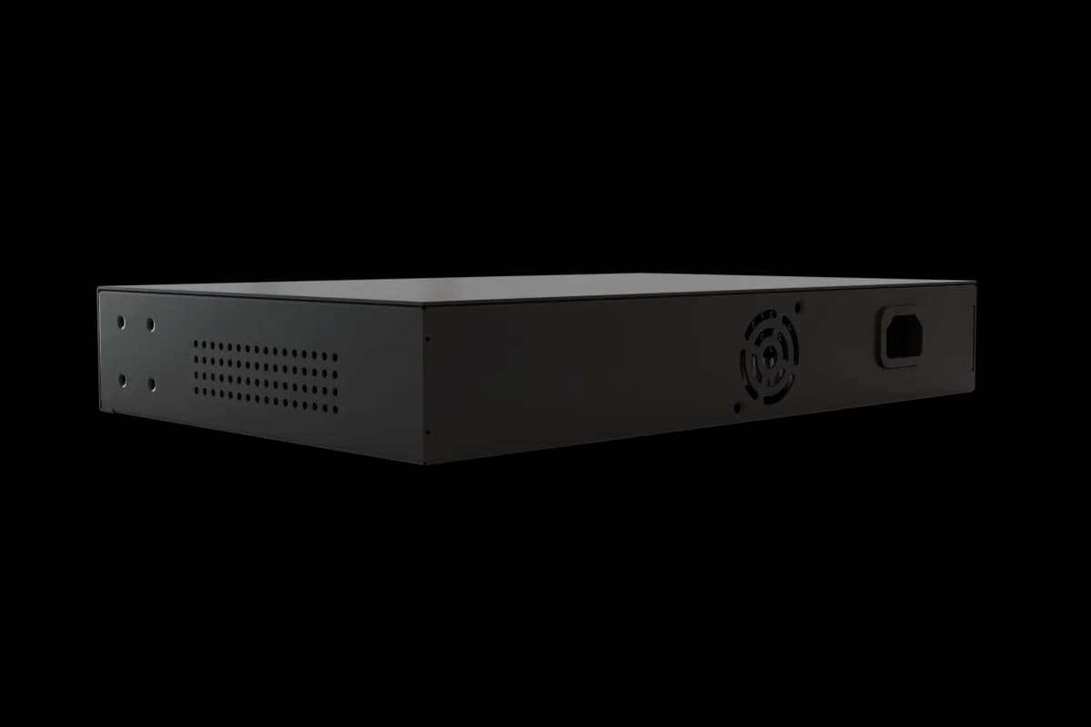 Lorex 16-Port Unmanaged Switch (8-port ePoE and 8-port PoE+) and 250W Power Budget