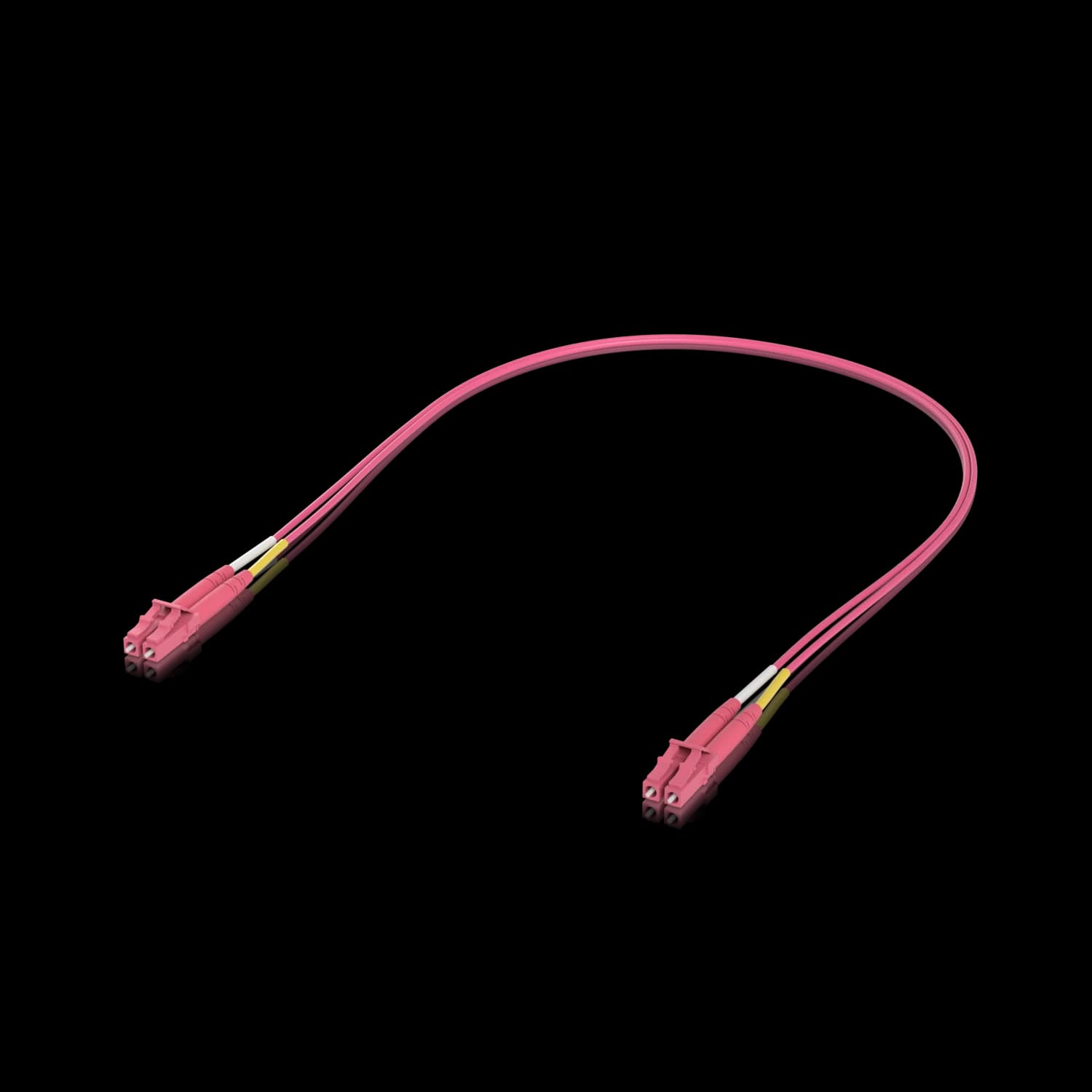 OM4 Duplex LC UPC Fiber Patch Cable