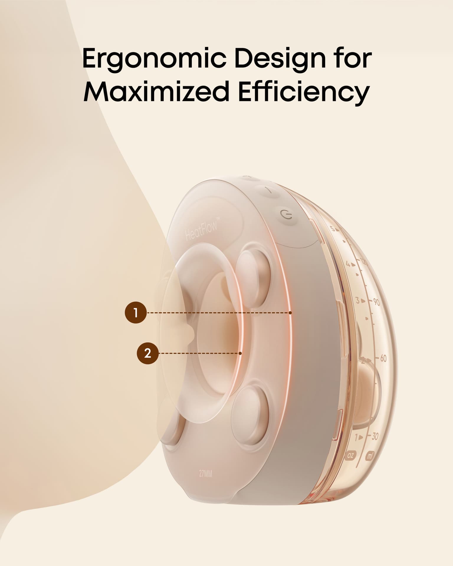 eufy Breast Pump S2 / S2 Pro Double-Sealed Flange (27 mm)