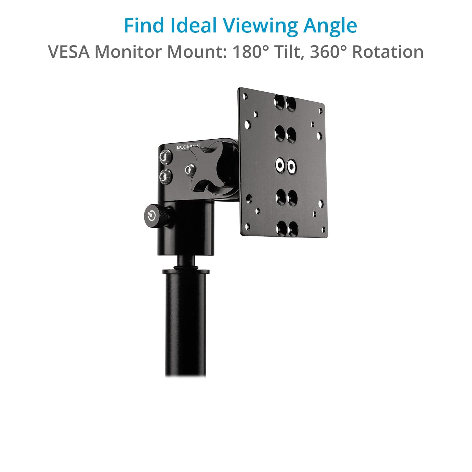 Alpha Mobile Workstation: Stand, Laptop & Accessory Tray, VESA Monitor Mount