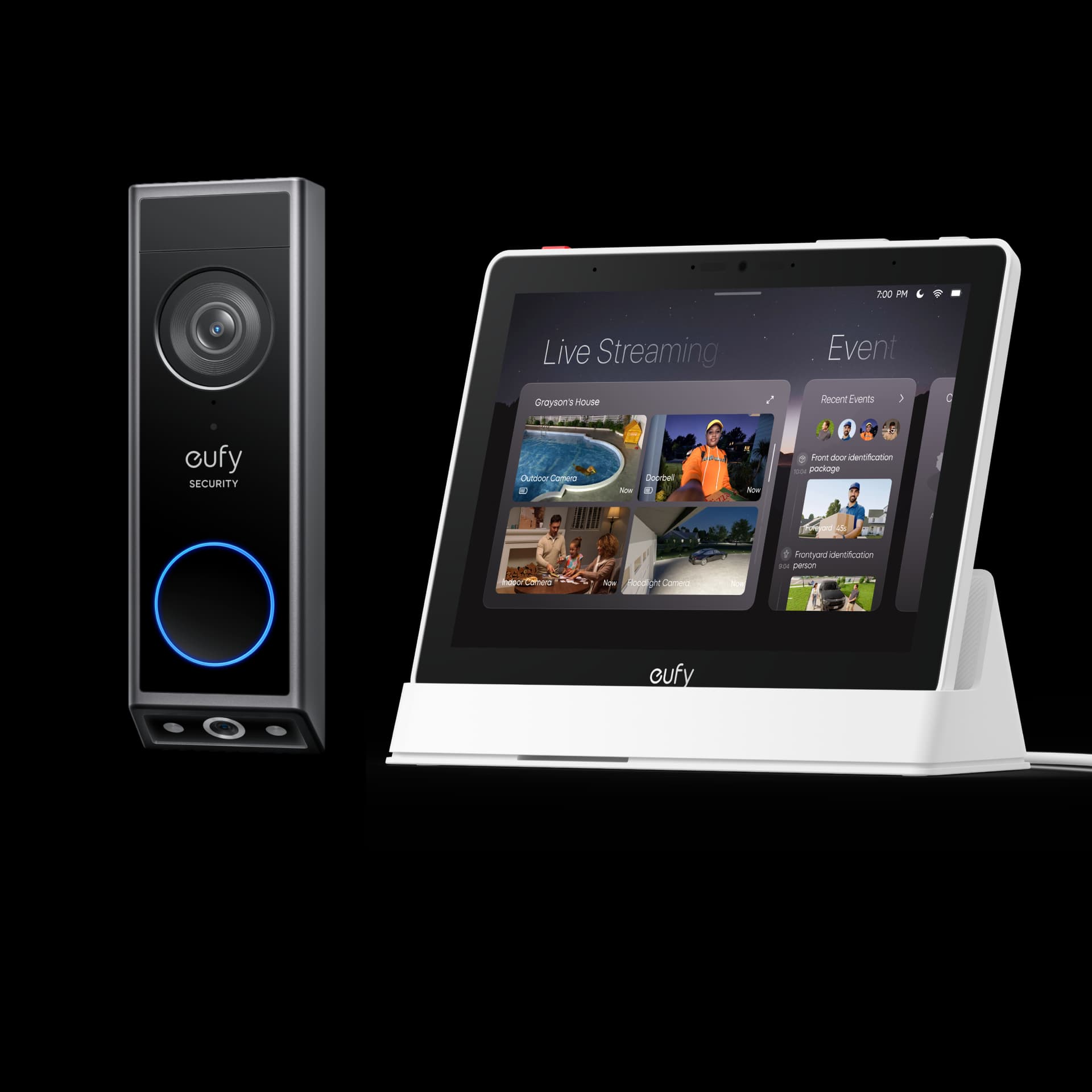 eufy Smart Display E10 + Video Doorbell E340