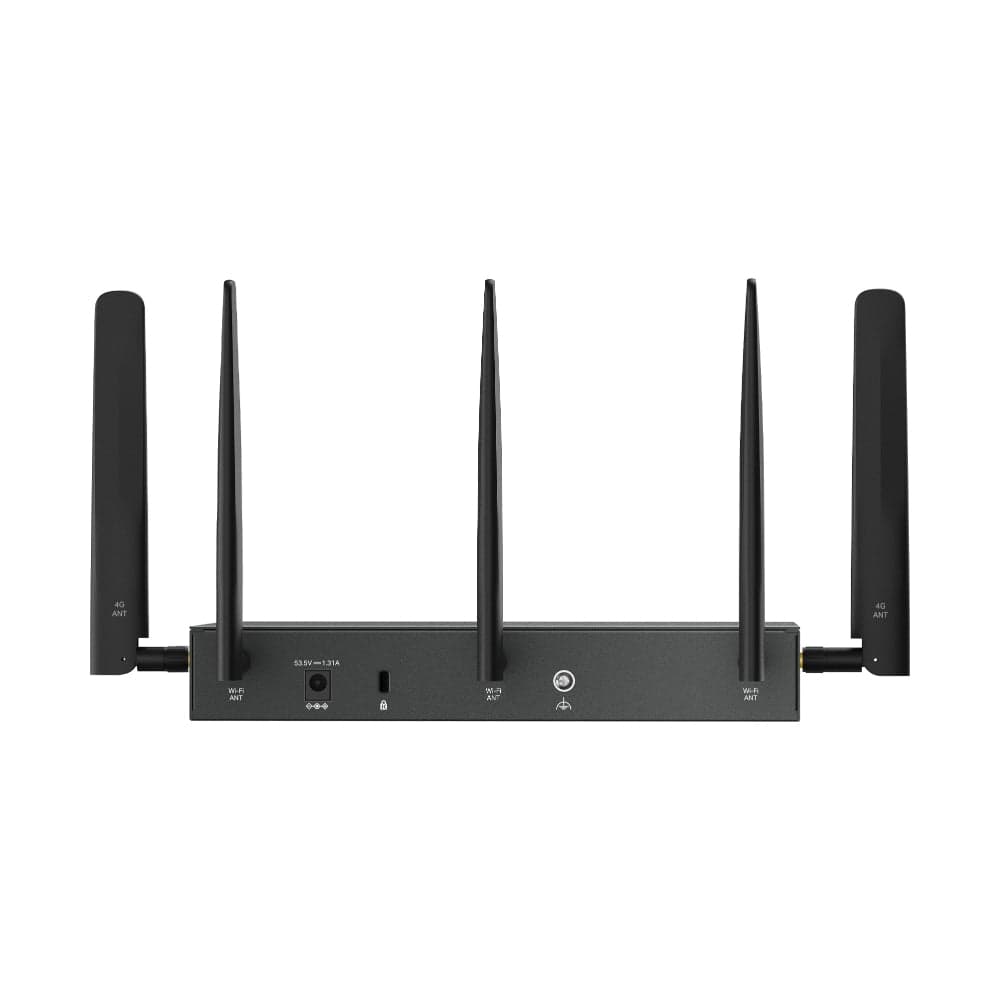 Omada 4G+ Cat6 AX3000 Gigabit VPN Gateway with 4-Port PoE+, ER706WP-4G