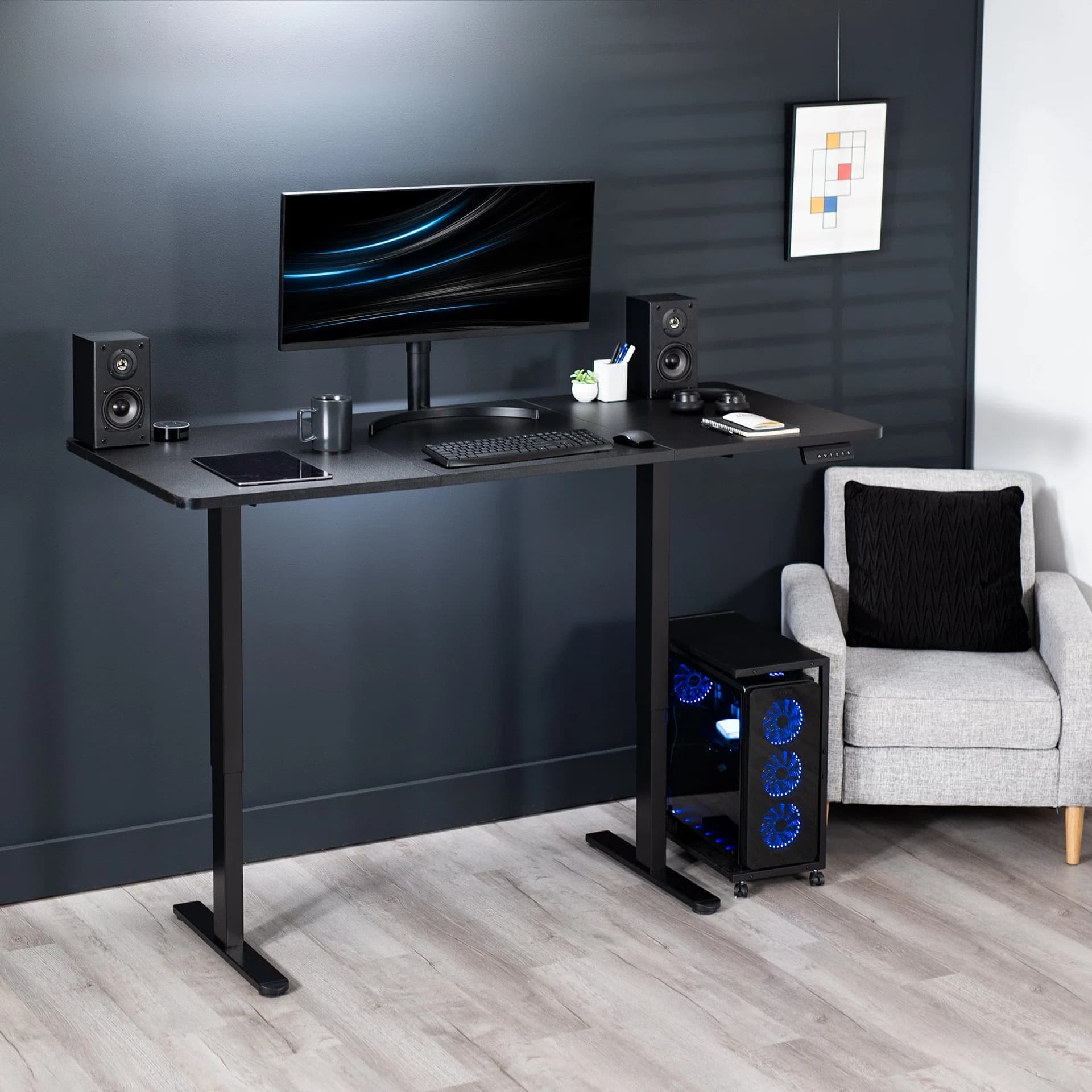 E2 Series - 71" x 30" Dual Motor Electric Desk