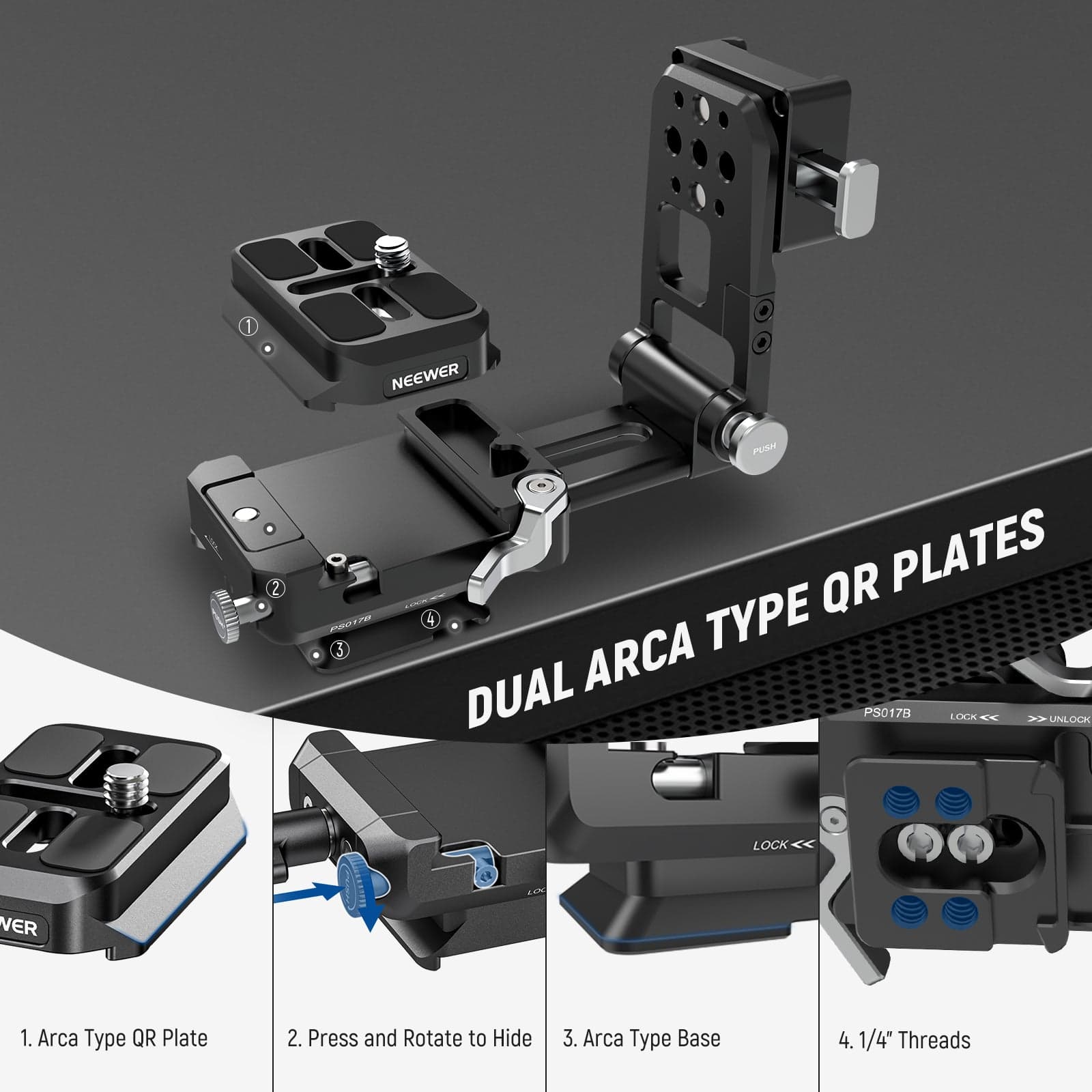 PS017B V Mount Battery Plate