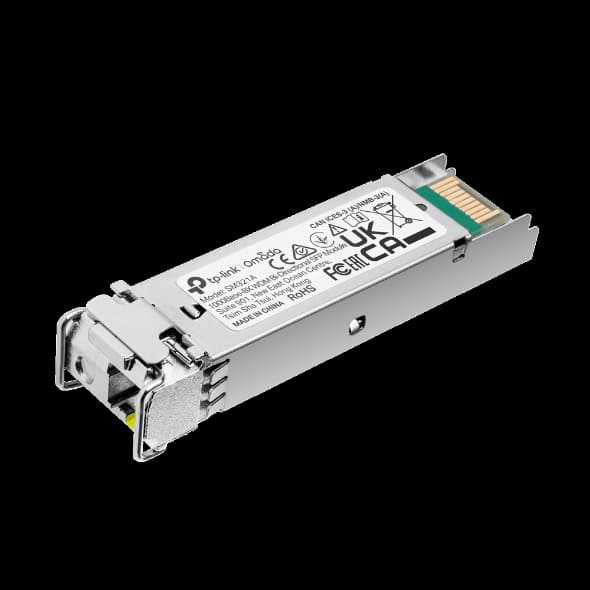 Omada Gigabit Single-Mode WDM Bi-Directional SFP Module, LC Connector, SM321A