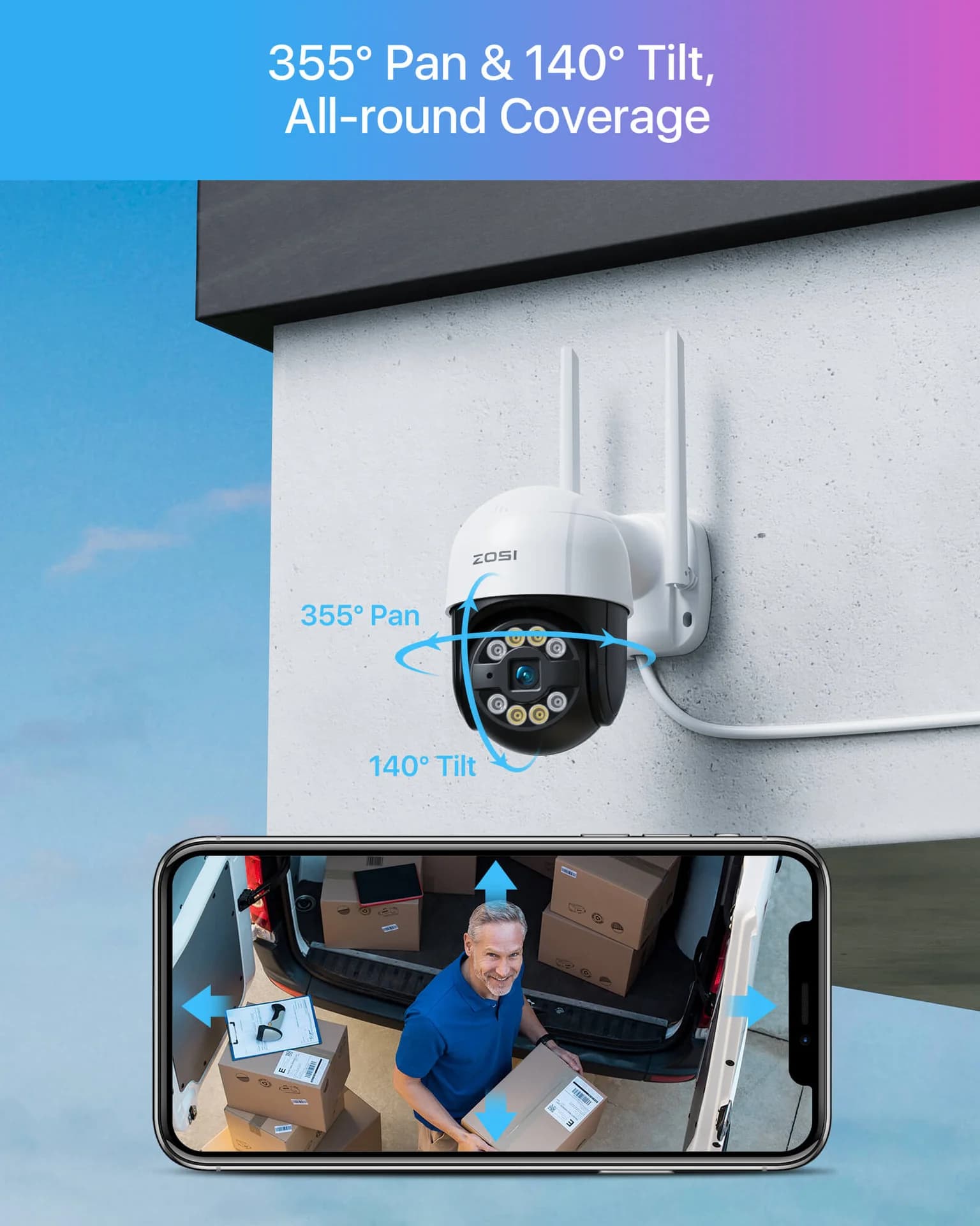 C289 4-Camera White 3MP PoE System