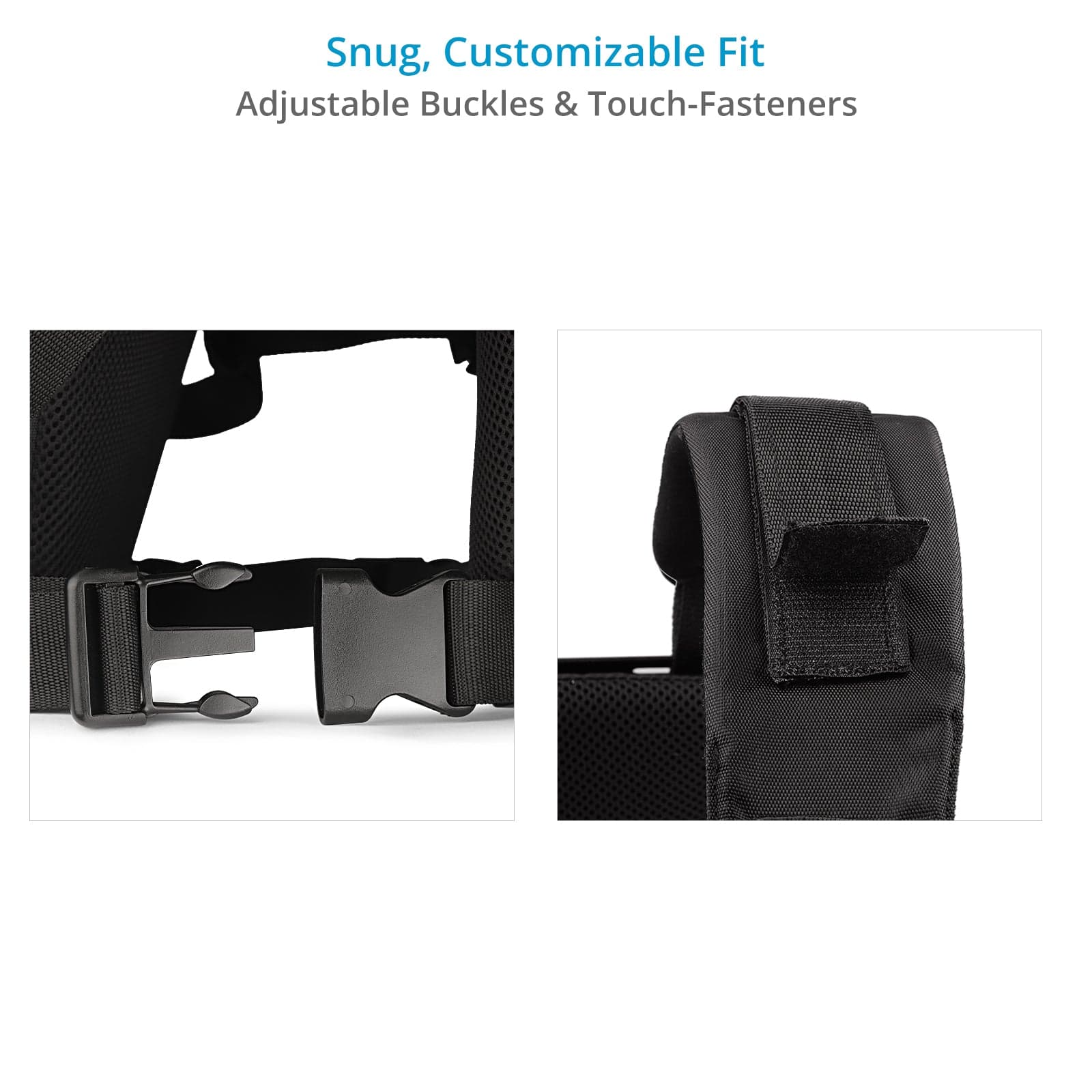 Telephoto Vest with Camera Support Bracket for Long Lenses & DSLR Video Setups