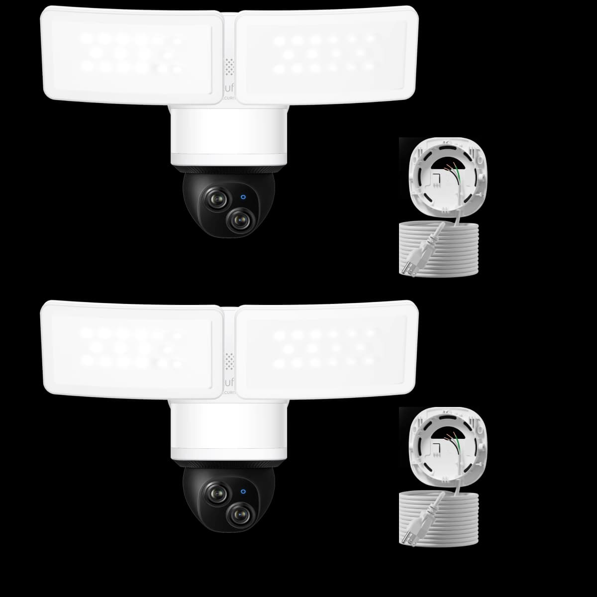 eufy Floodlight Camera E340 with AC Cable (2-Cam Pack)