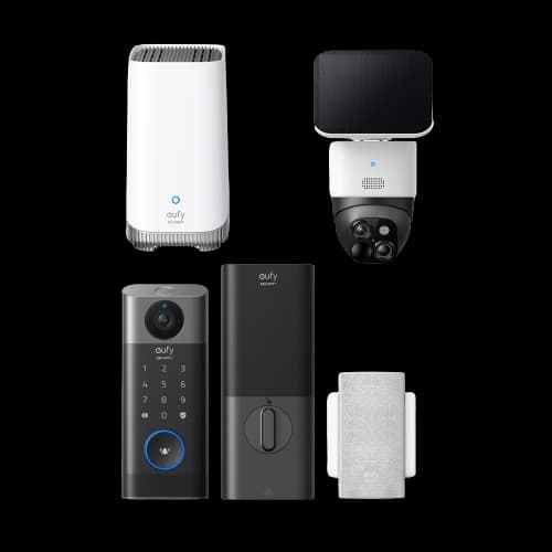 Eufy SoloCam S340 + Video Smart Lock S330 + HomeBase™ S380