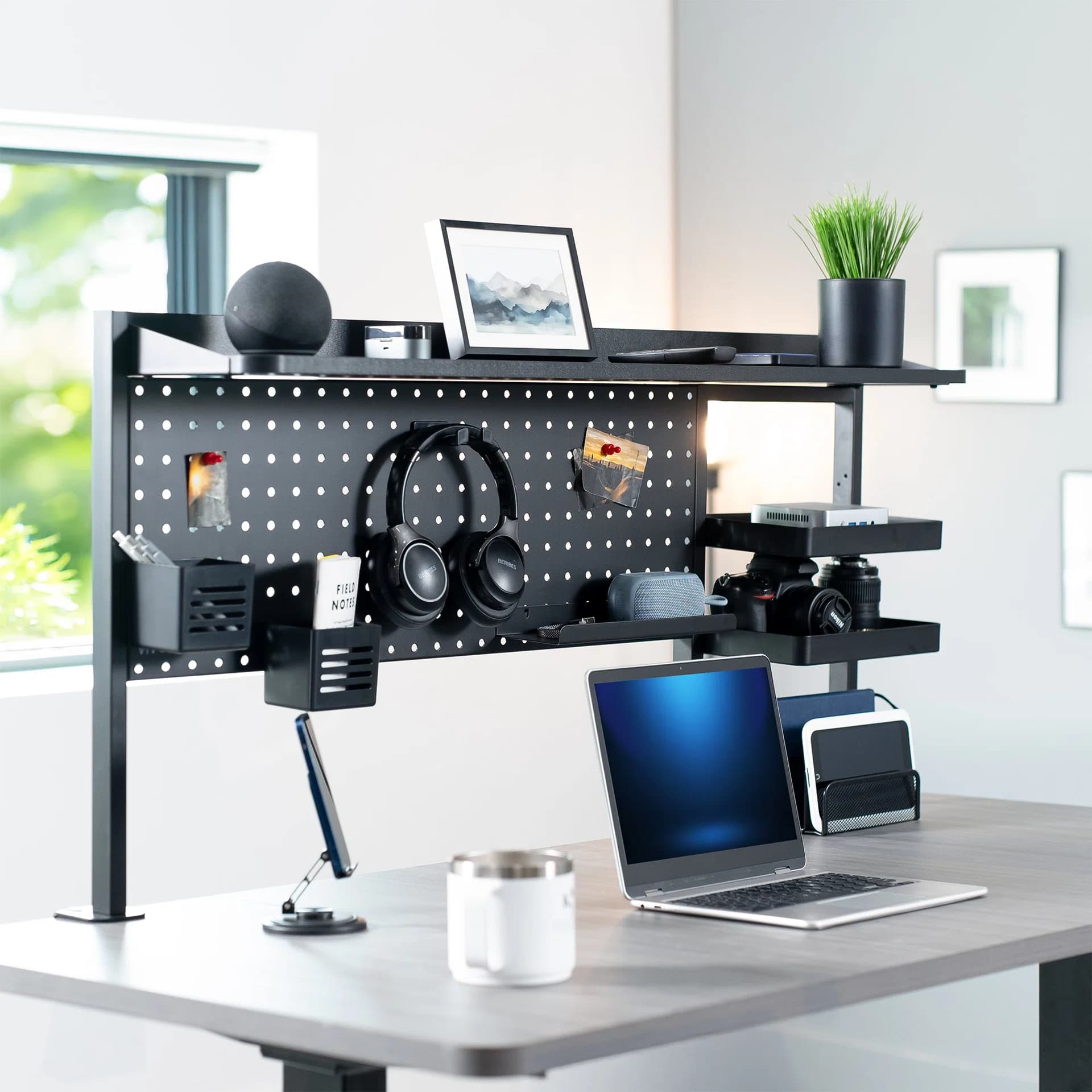 Clamp-on Multi-Purpose Pegboard Organizer