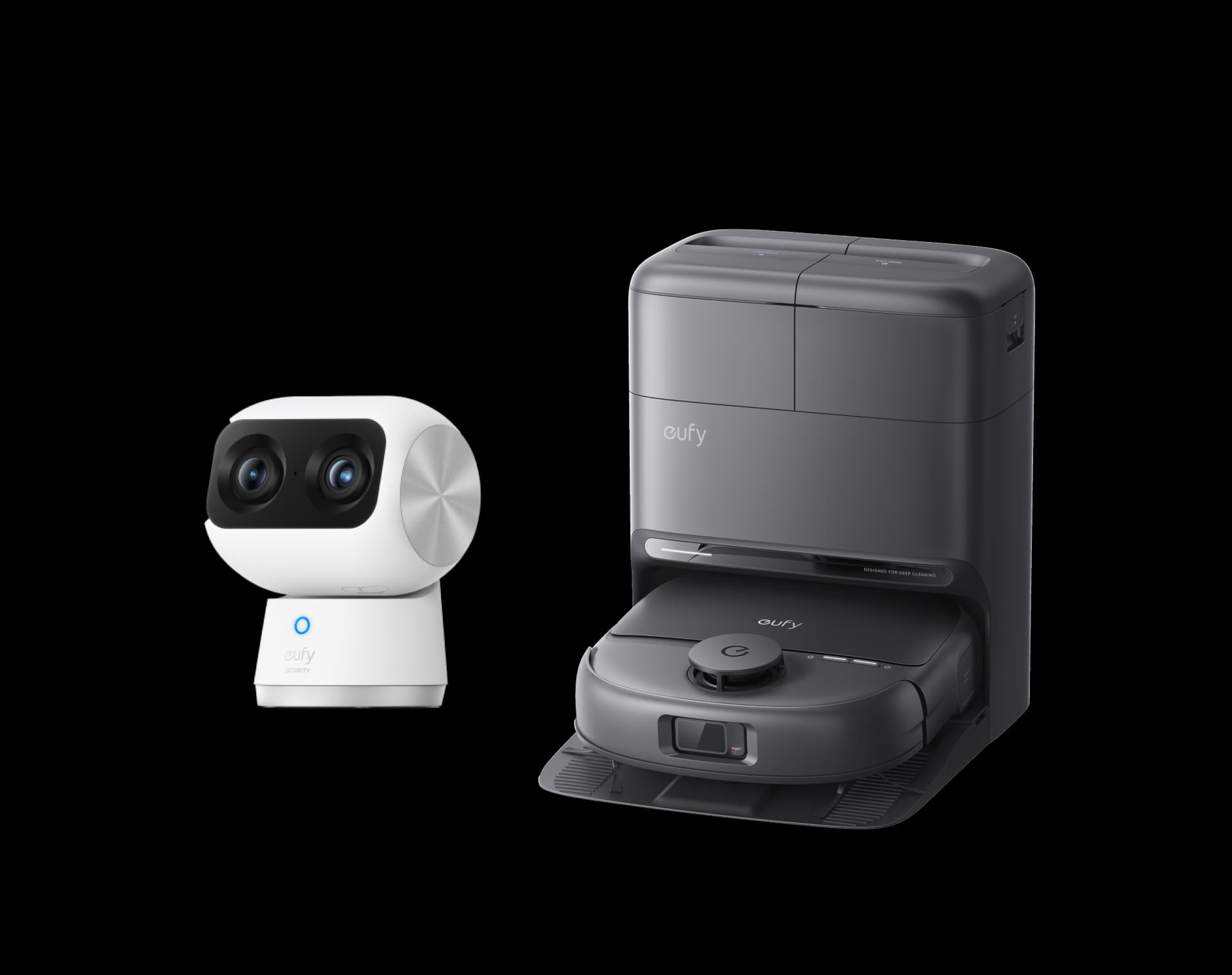 eufy Robot Vacuum Omni C28 + Indoor Cam S350