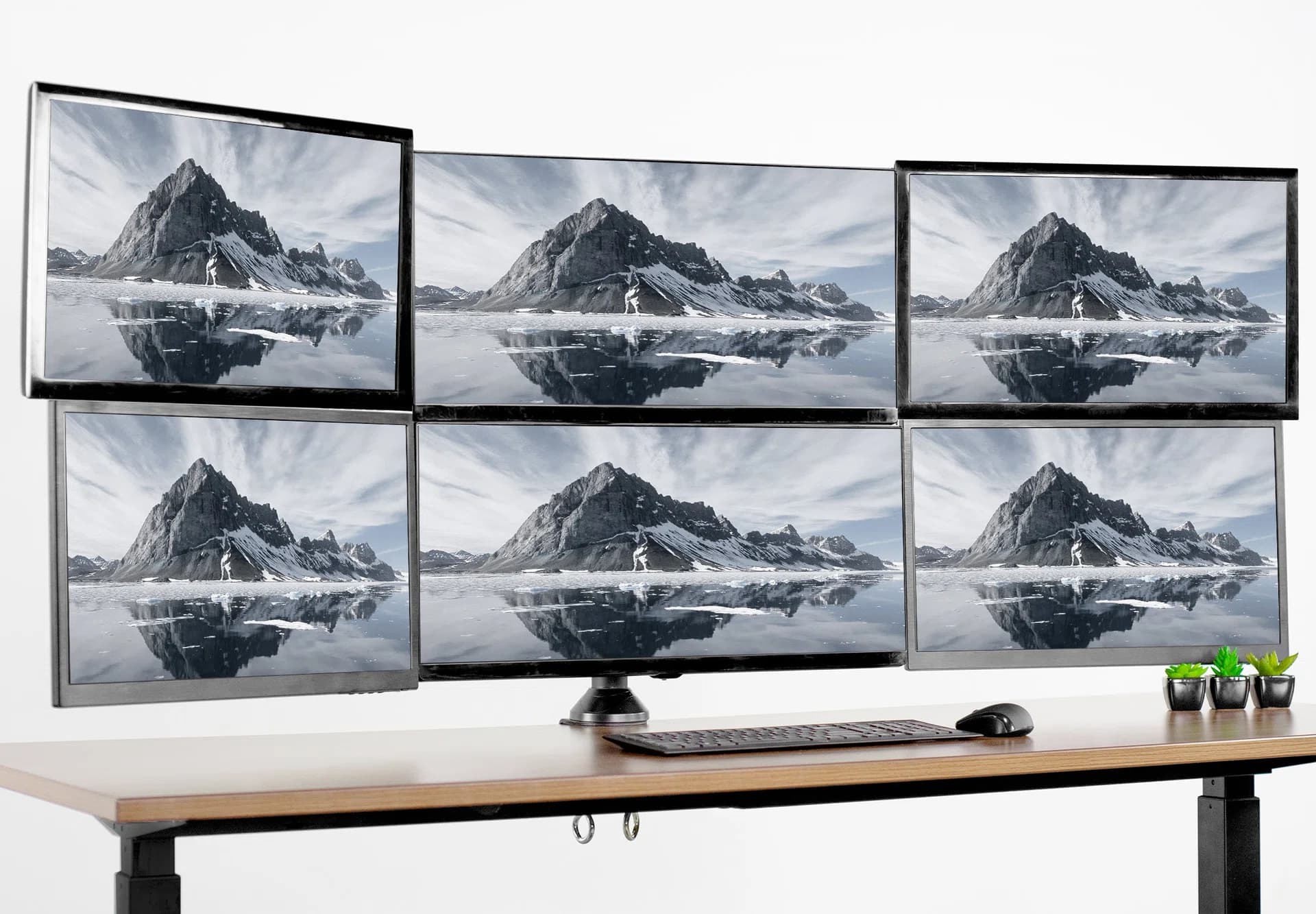 Hex Monitor Desk Mount - 23" to 32" Screens