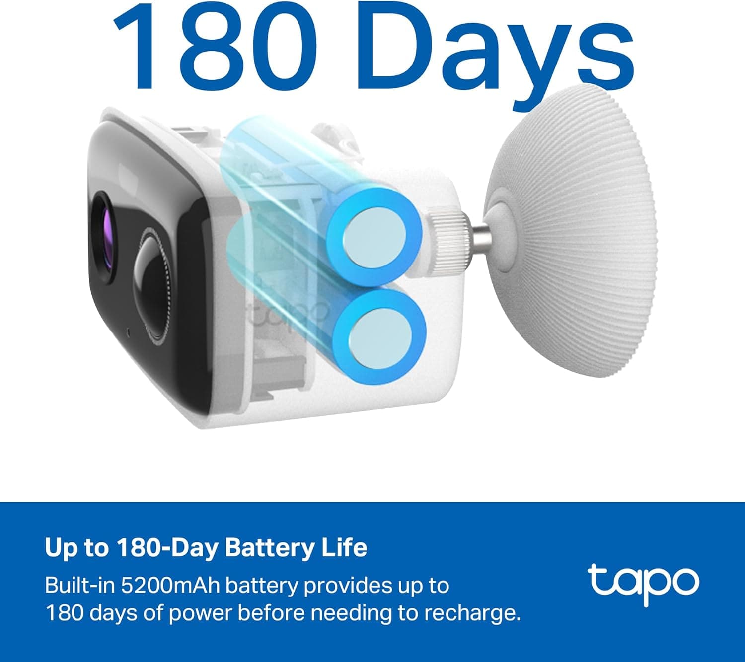 1080P Smart Wire-Free Outdoor Security Camera, Tapo C400