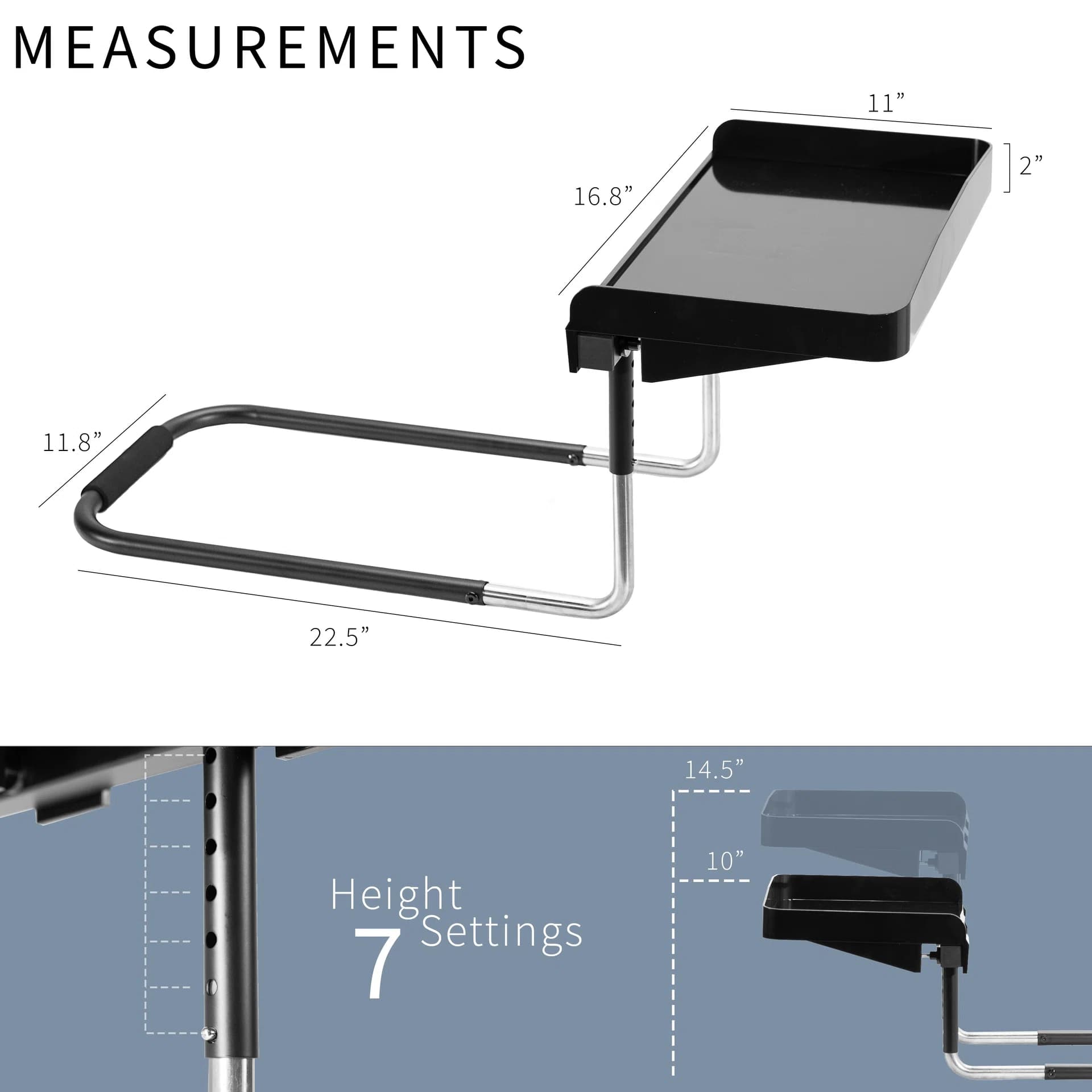 Sidekiix by VIVO Under Mattress Shelf