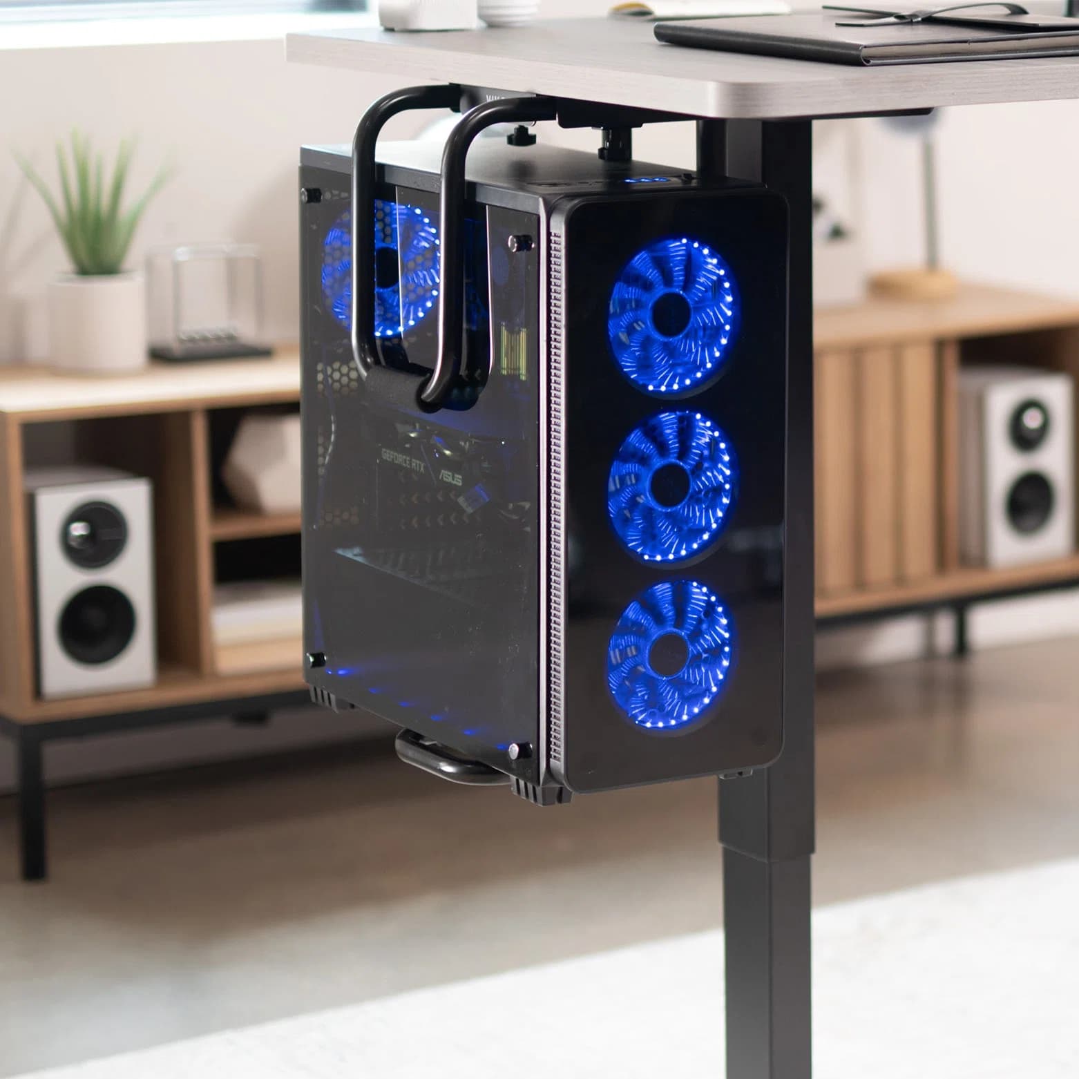 Heavy Duty Under Desk PC Mount
