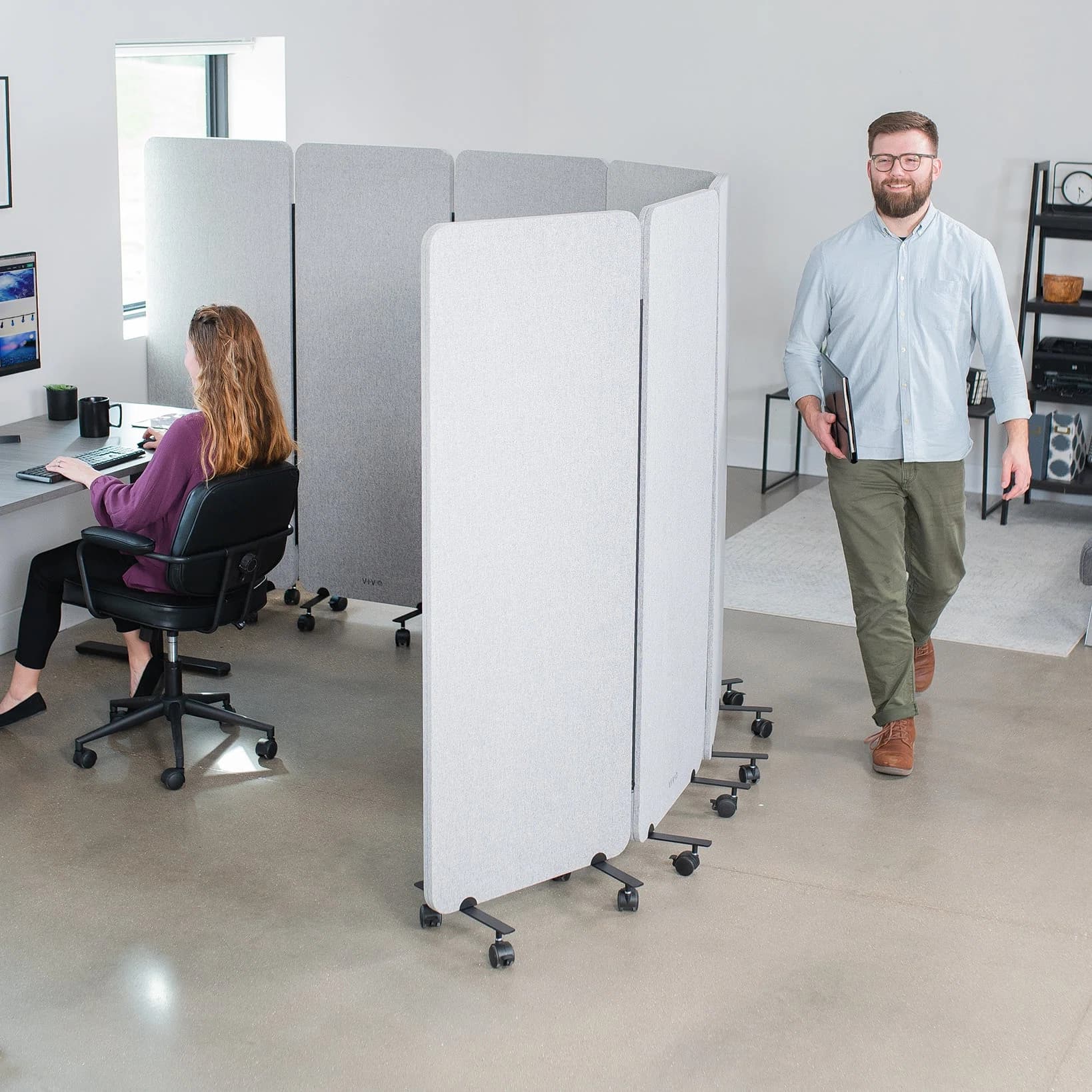 Mobile Freestanding Room Dividers