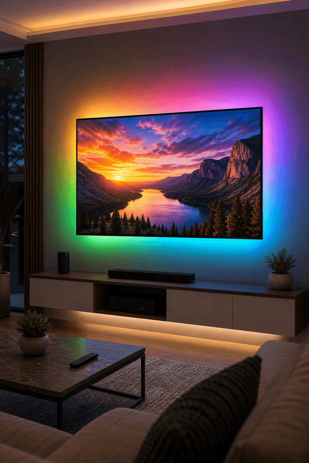 RGB LED Strip Lights — 50, 100 or 200 Feet — HTV-LED-50FT