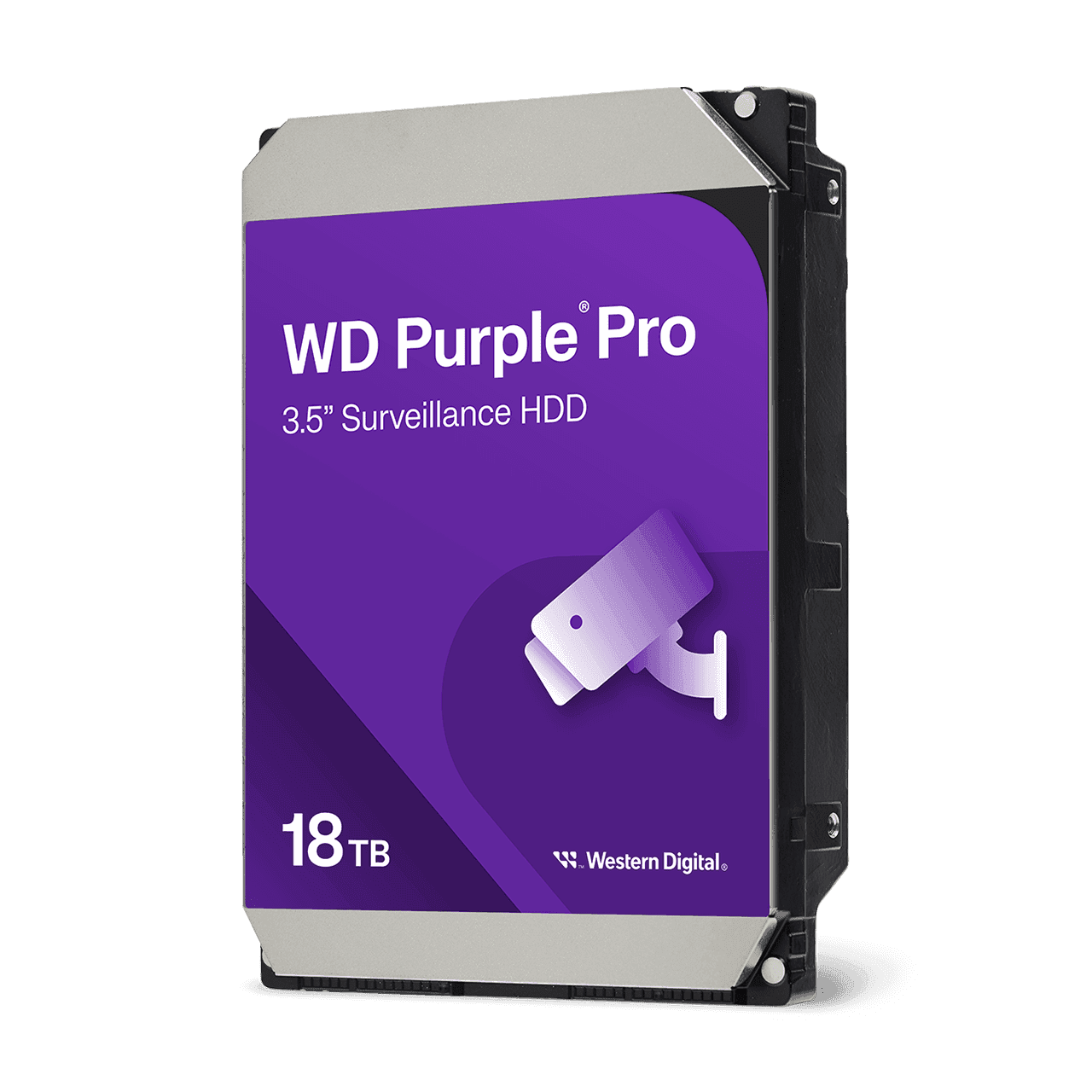 WD Purple Pro 18TB Surveillance Hard Drive — WD-PURPLE-PRO-18TB