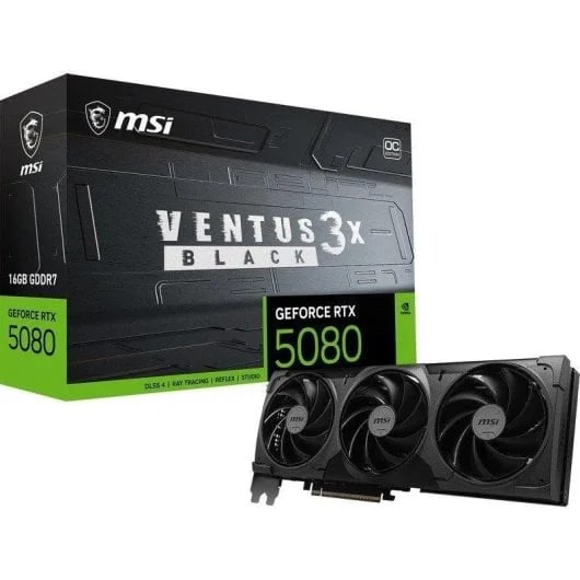 Exact MSI GeForce RTX 5080 graphics card offered by Valence