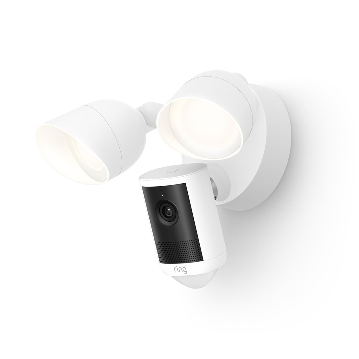Ring Floodlight Cam 2K in white — product angle