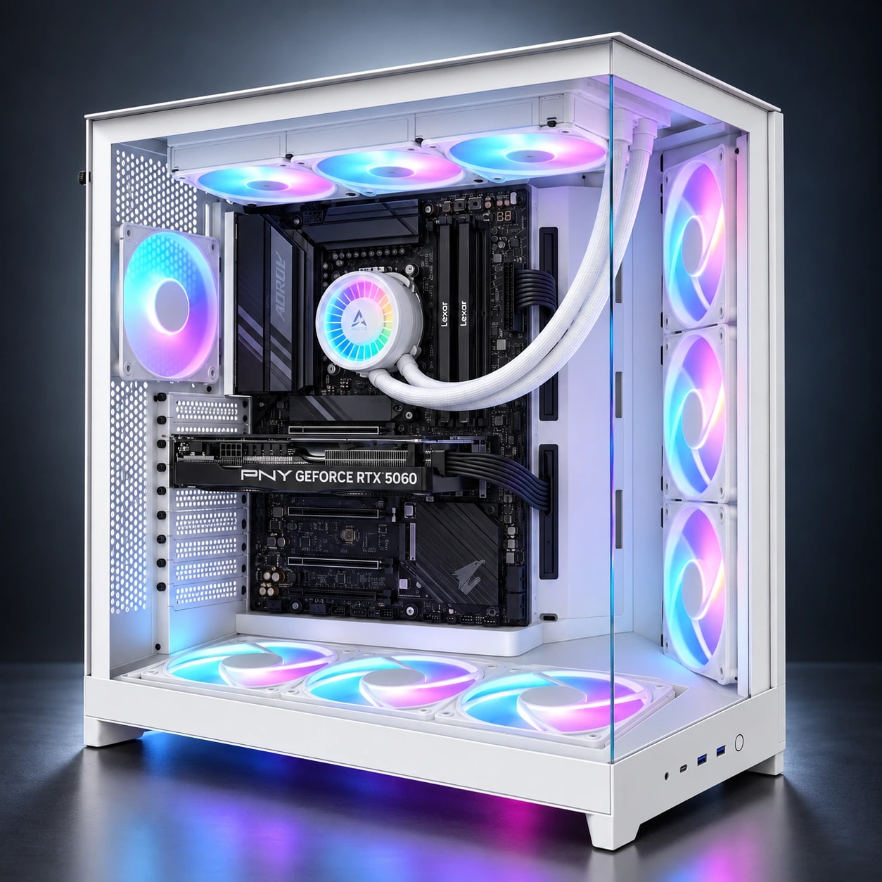 VC-ASSEMBLY-SETUP Example custom gaming tower