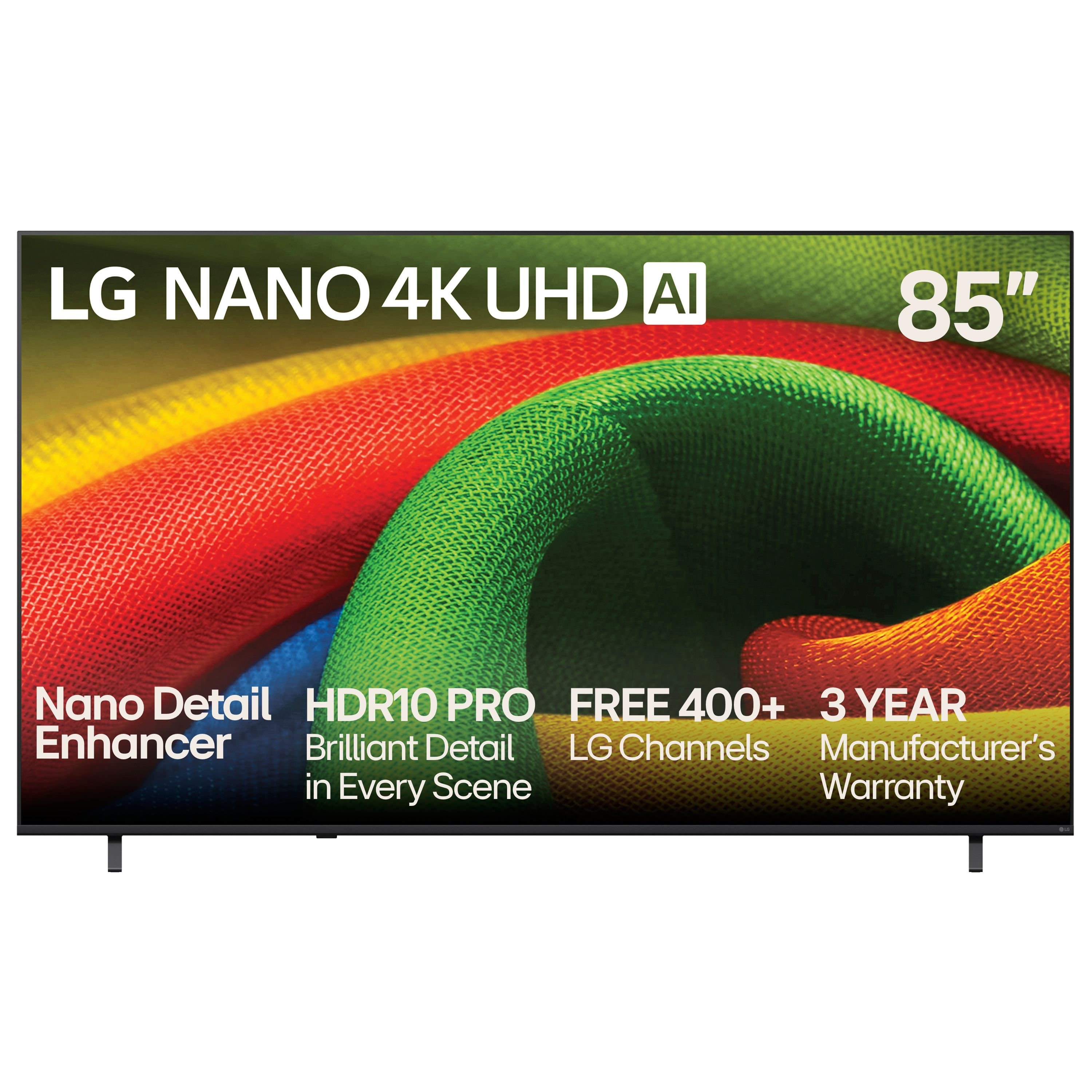 LG 85" NU710B Series 4K UHD AI Smart TV: product view