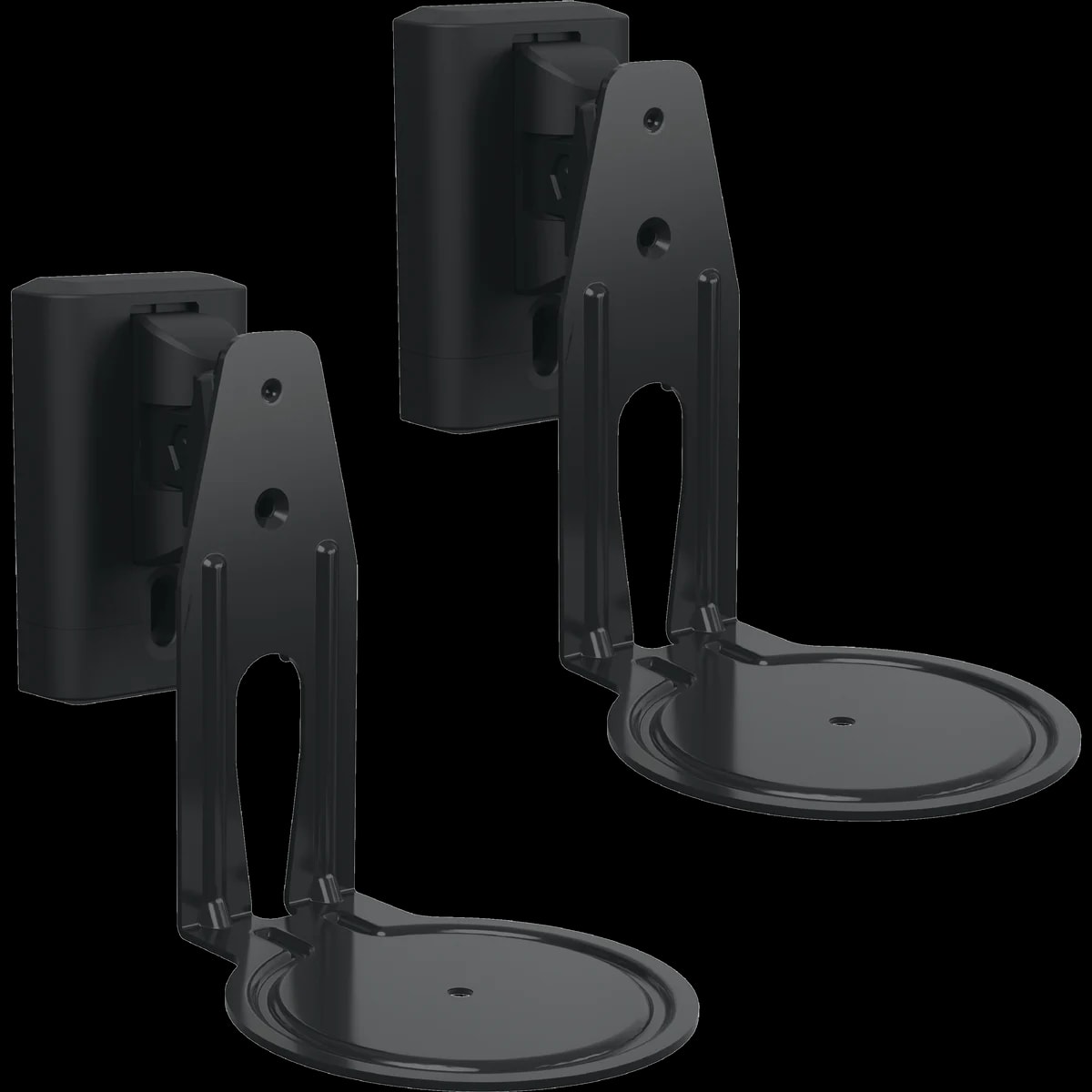 Sanus Tilt & Swivel Speaker Wall Mount for Sonos Era 100 (Pair): Black