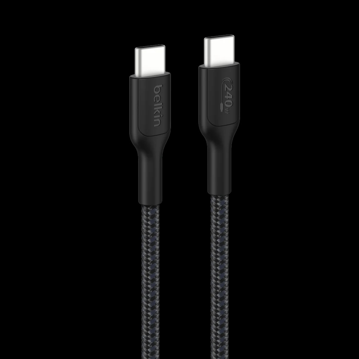 Belkin BoostCharge Pro USB-C to USB-C Cable 240W: Black