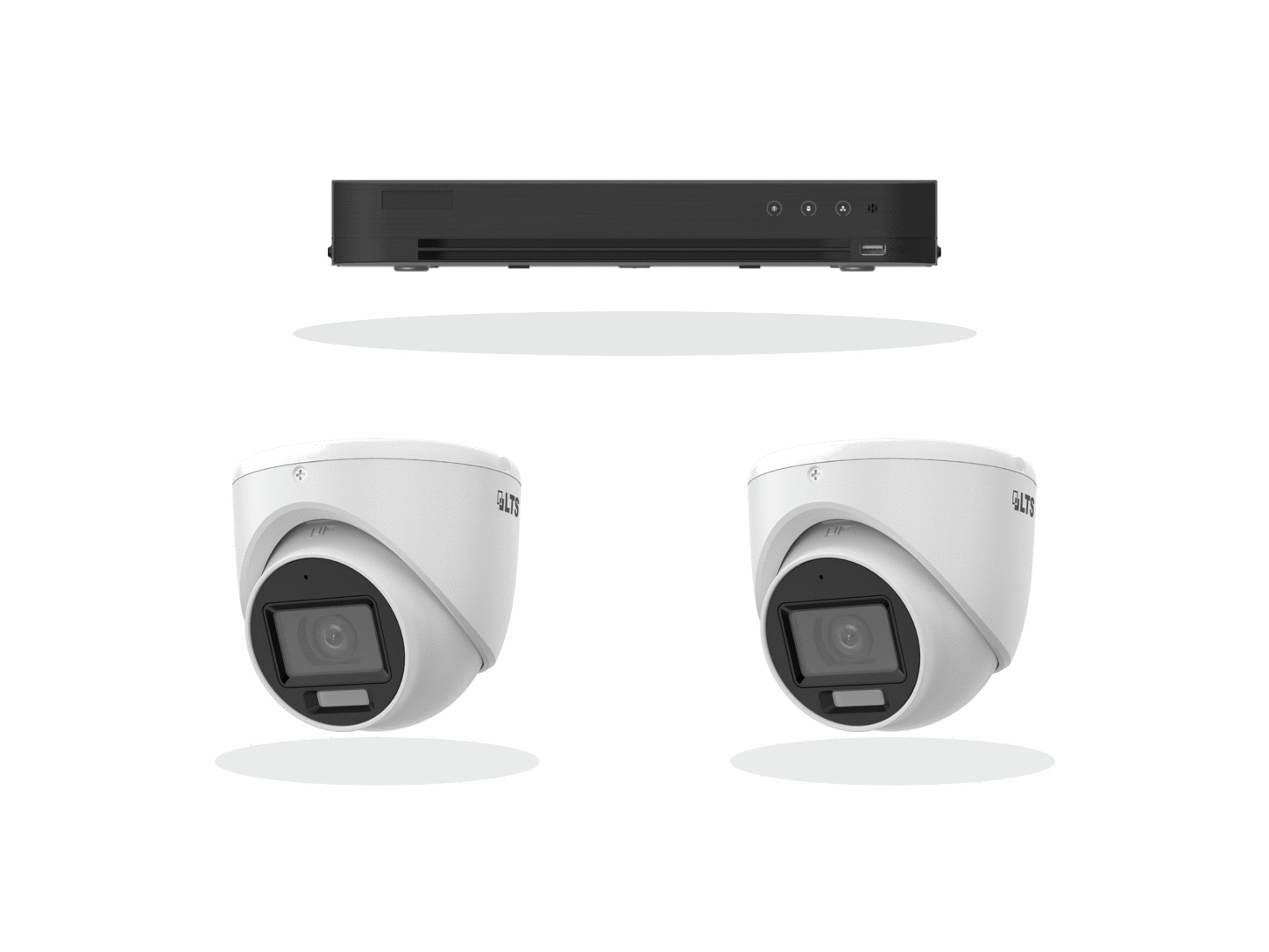 Professional security camera and recorder equipment package
