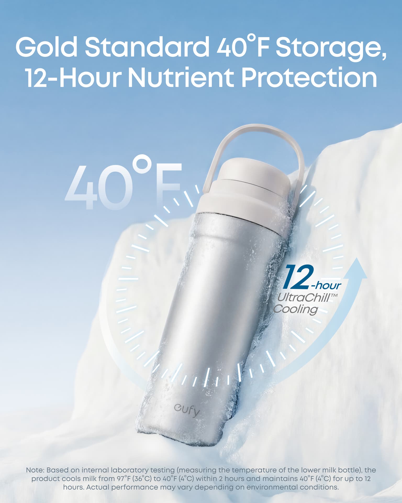 eufy Portable Milk Cooler E10 with eufy Ultrachill™ Cooling