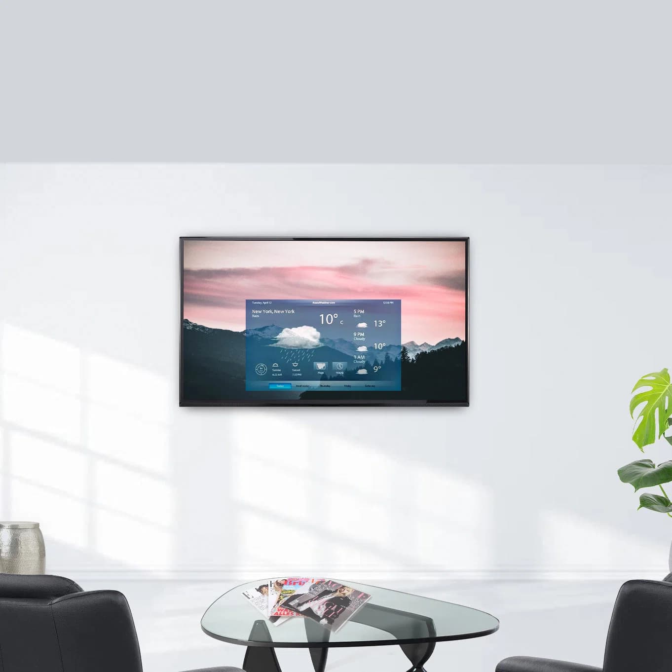 Rotating TV Wall Mount - 37" to 80" Screens
