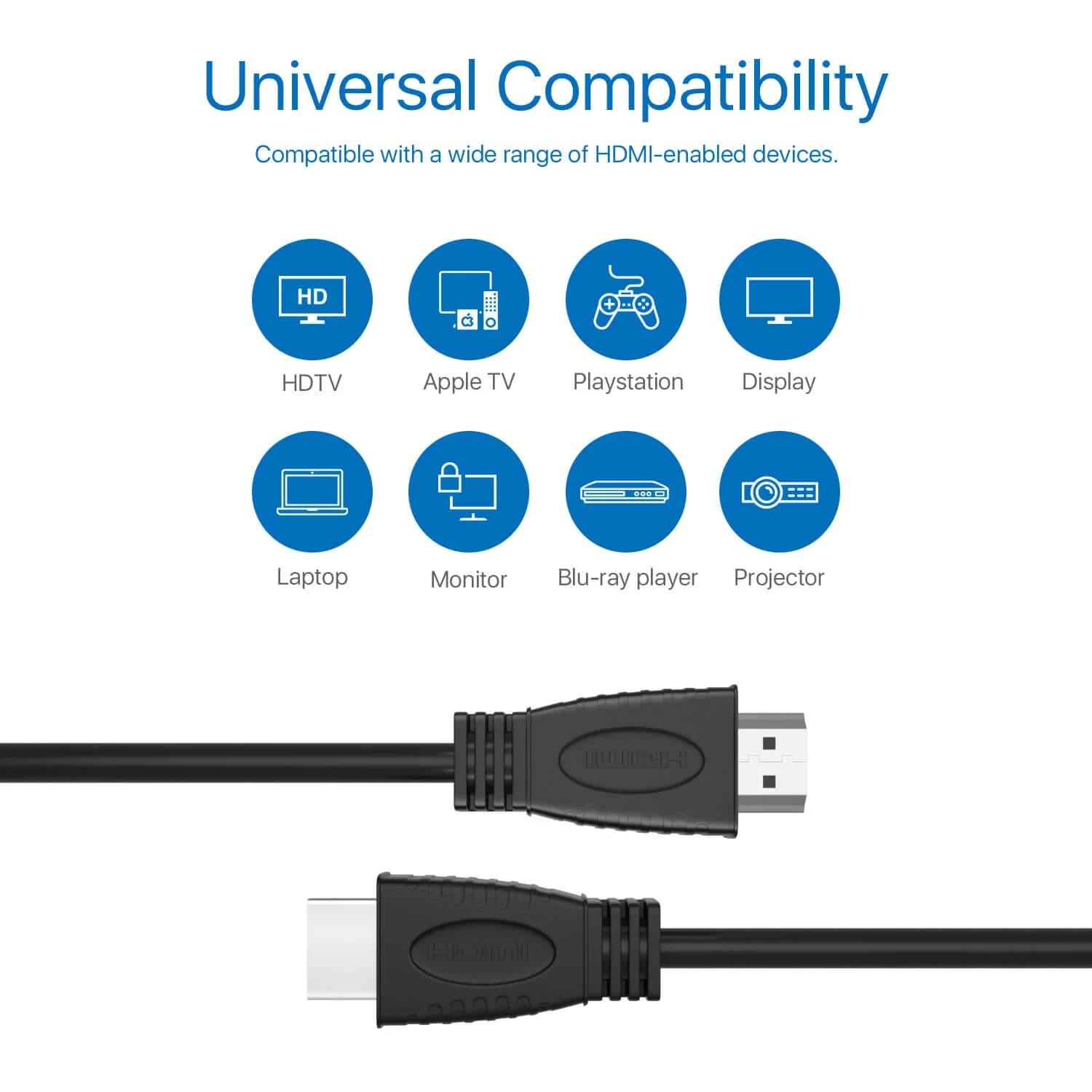 High-Speed HDMI Cable,4K HDMI Cable,6 Feet