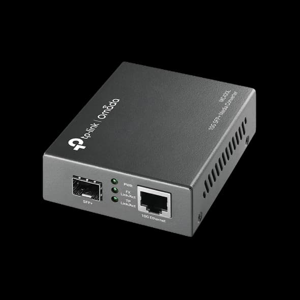 Omada 10G Multi-Gigabit RJ45 to 10G SFP+ Slot Supporting MiniGBIC Modules, MC420L