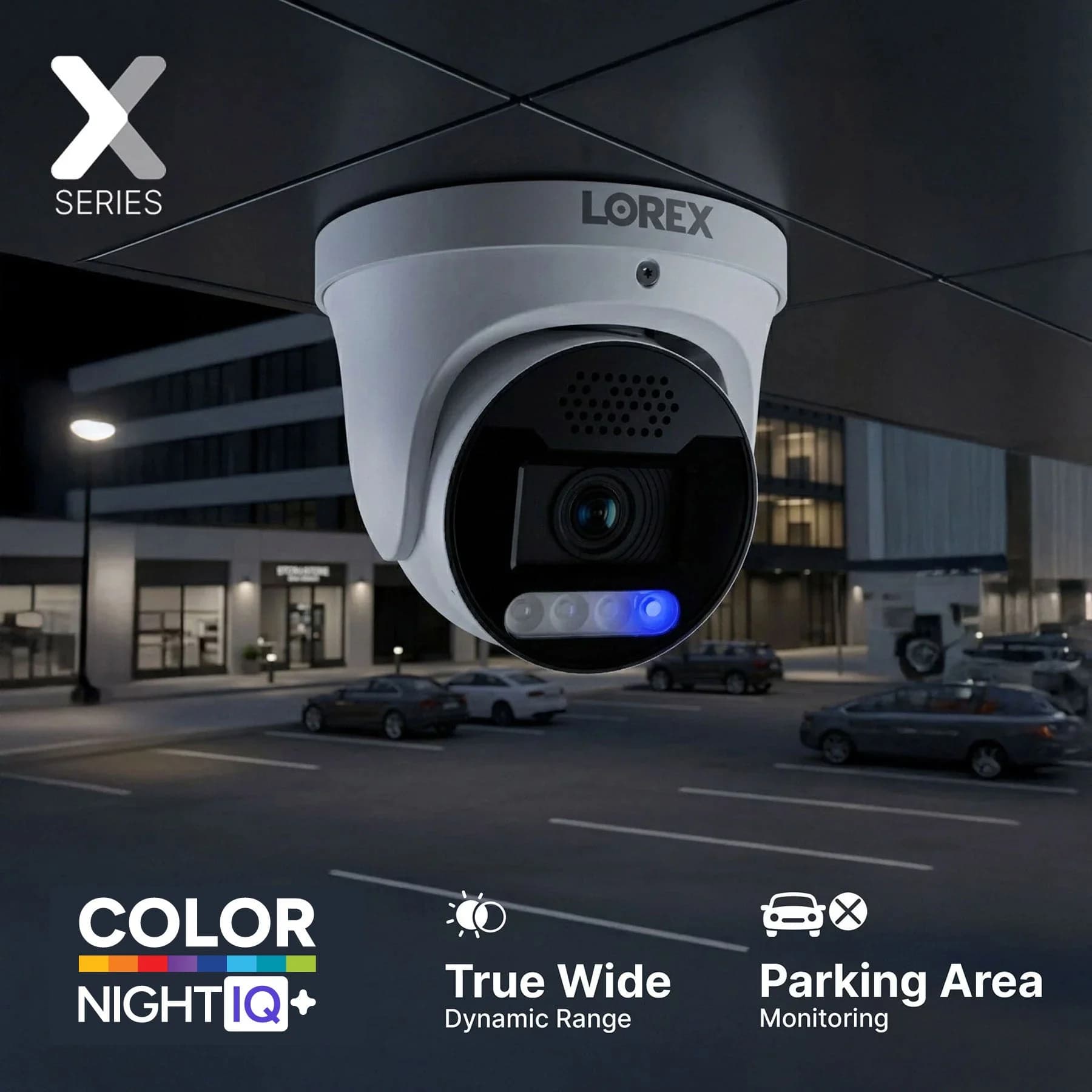 Lorex Connect X Series 4K 8-Channel Wired NVR System with X5 Turret Security Cameras - 2TB