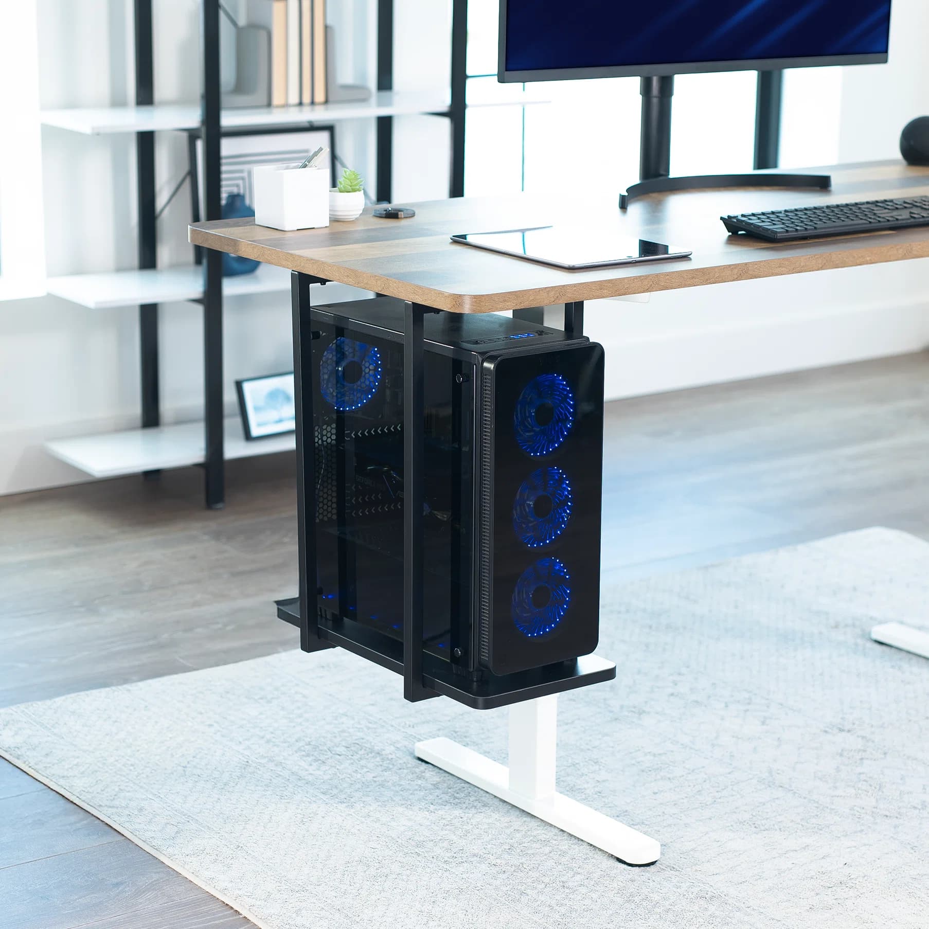 Under Desk PC Shelf Mount