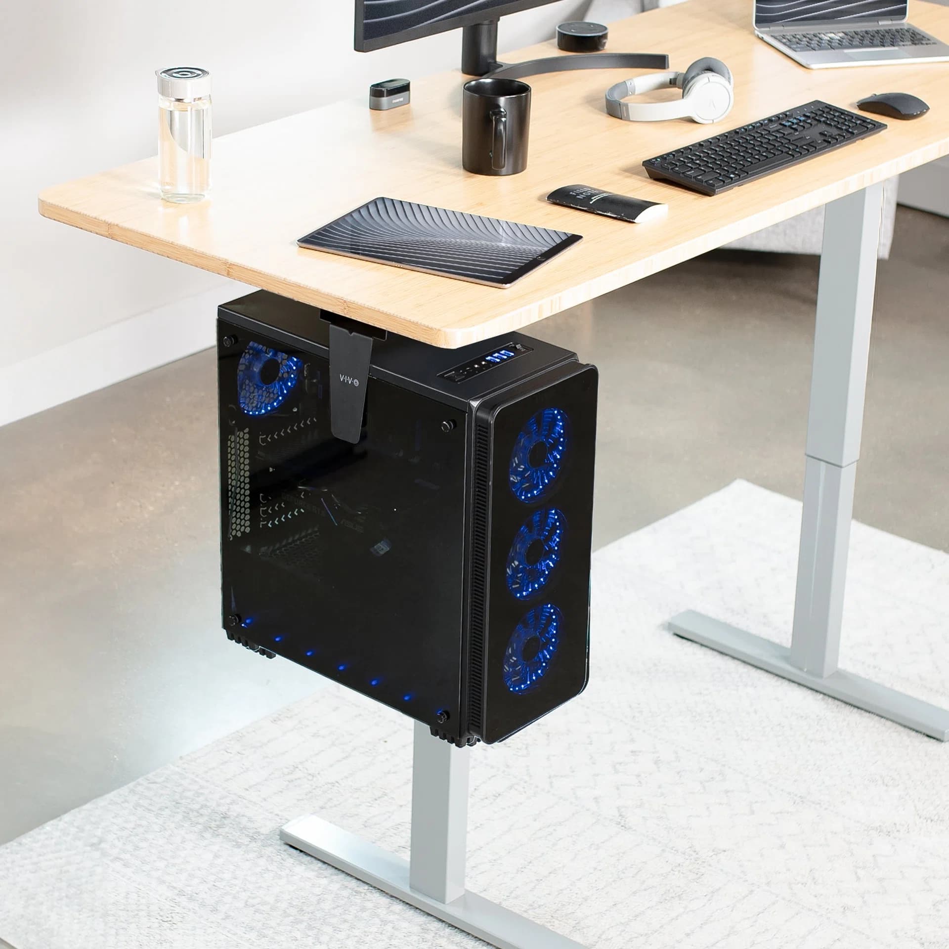 Under Desk and Wall PC Mount