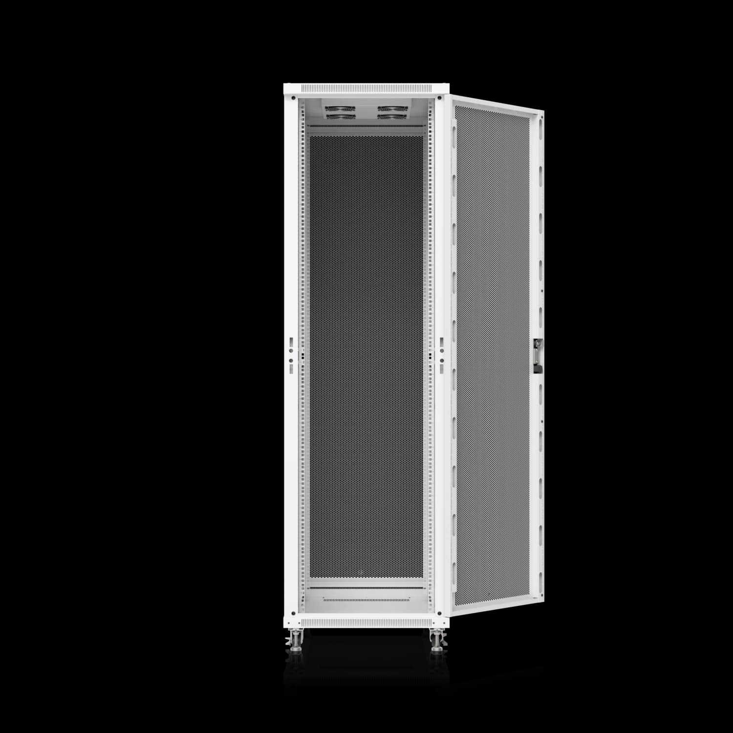 42U Rack Cabinet, 1,000 mm, Perforated Door