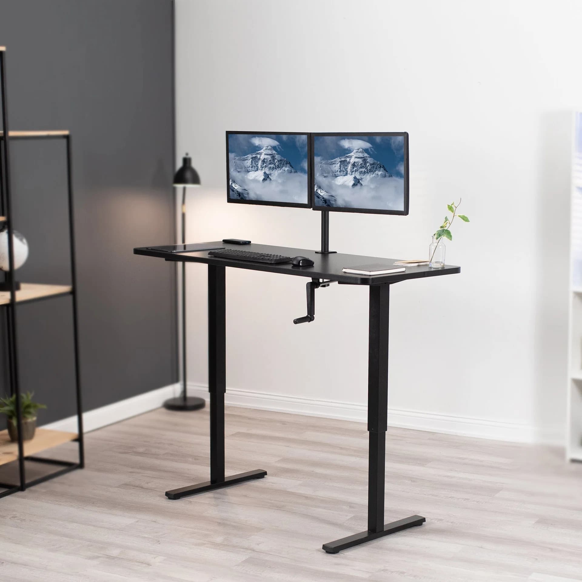 MB Series - 60" x 24" Manual Height Adjustable Desk