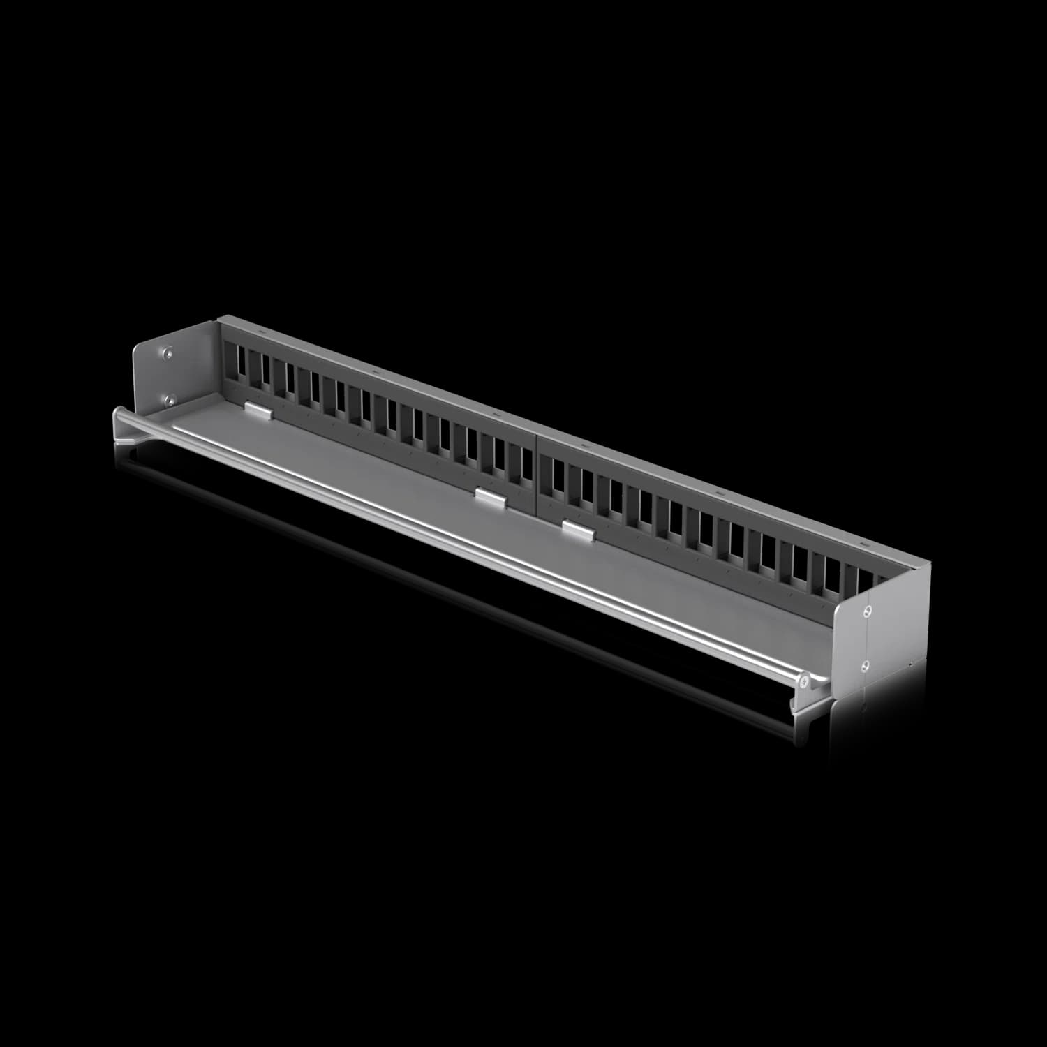 24-Port Blank Keystone Patch Panel